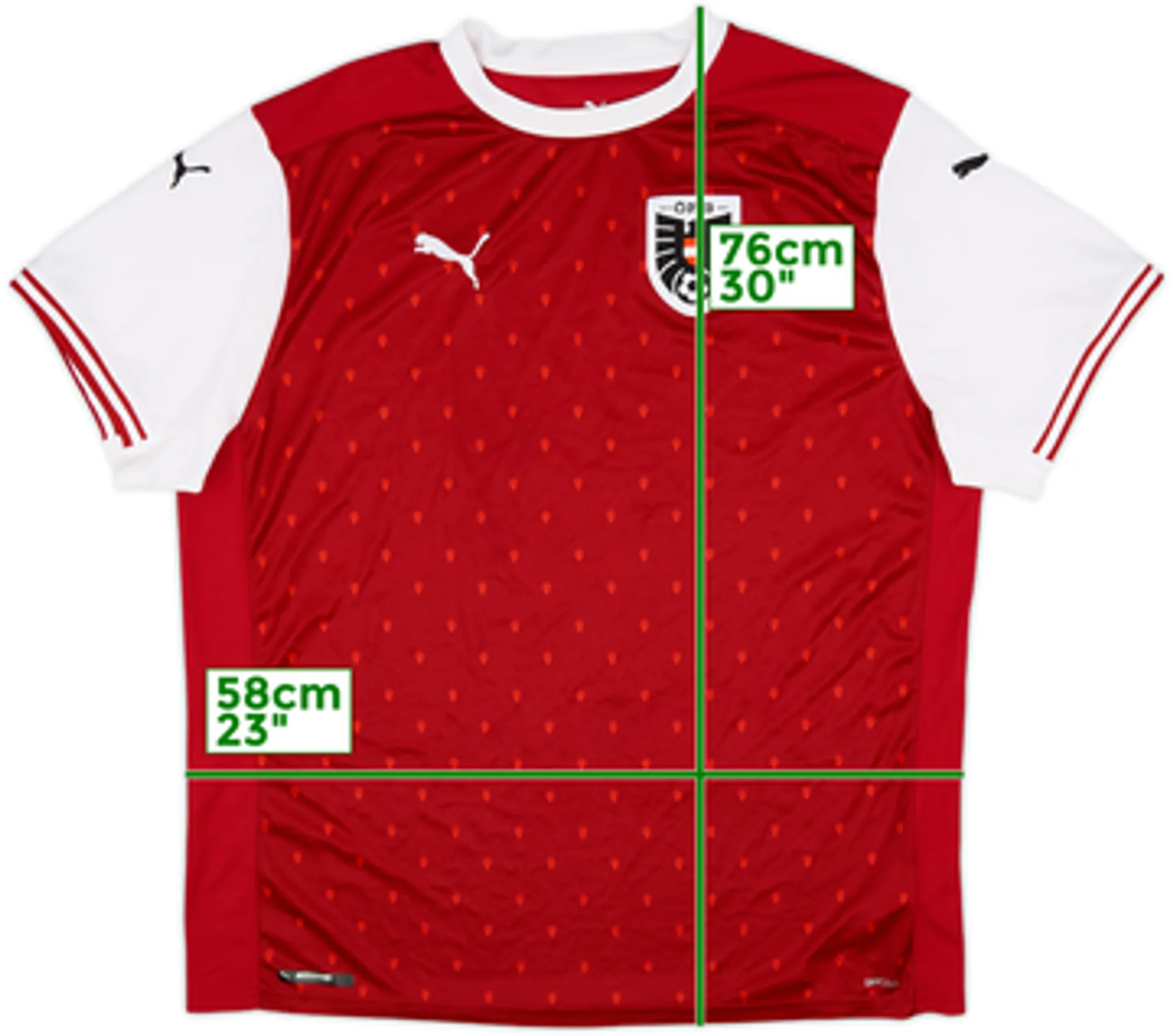 Puma Austria Mens SS Home Shirt 2020