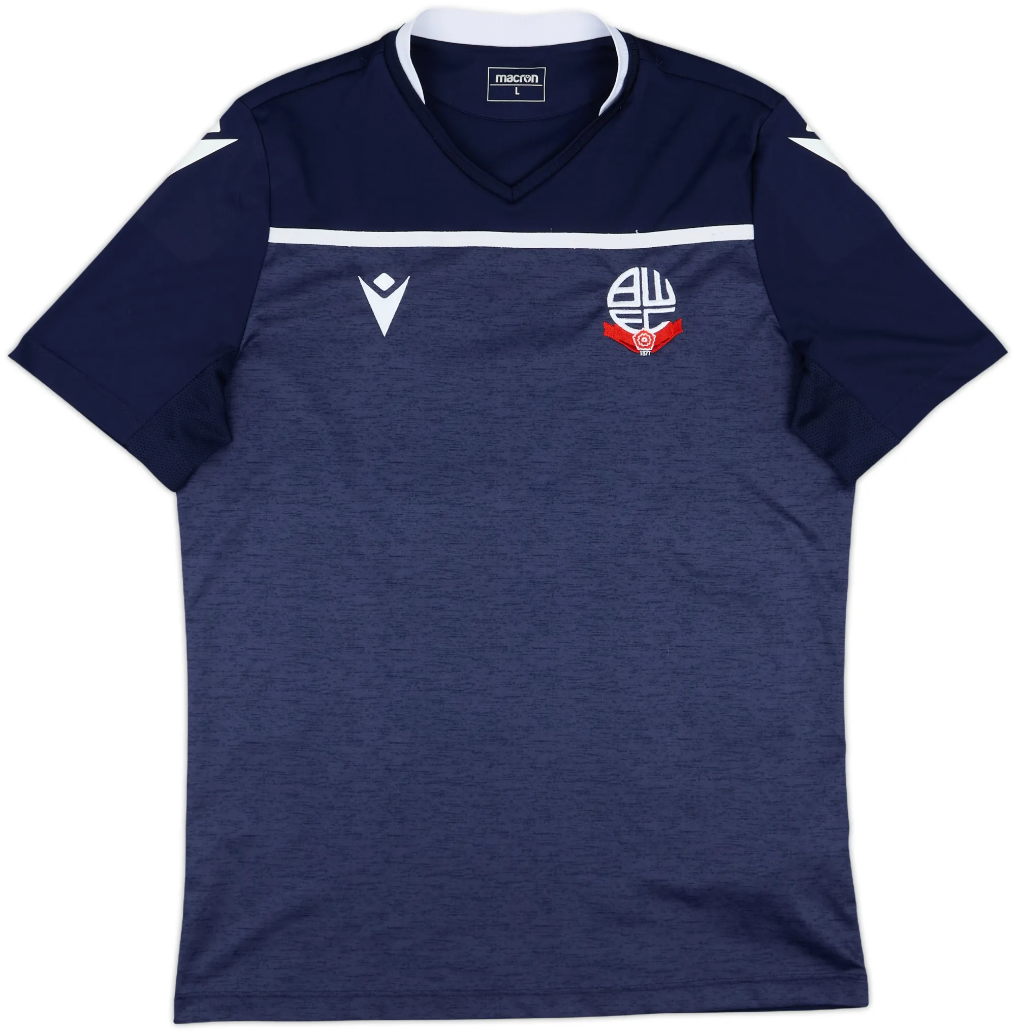 Macron Bolton Wanderers Mens SS Home Shirt 2018/19