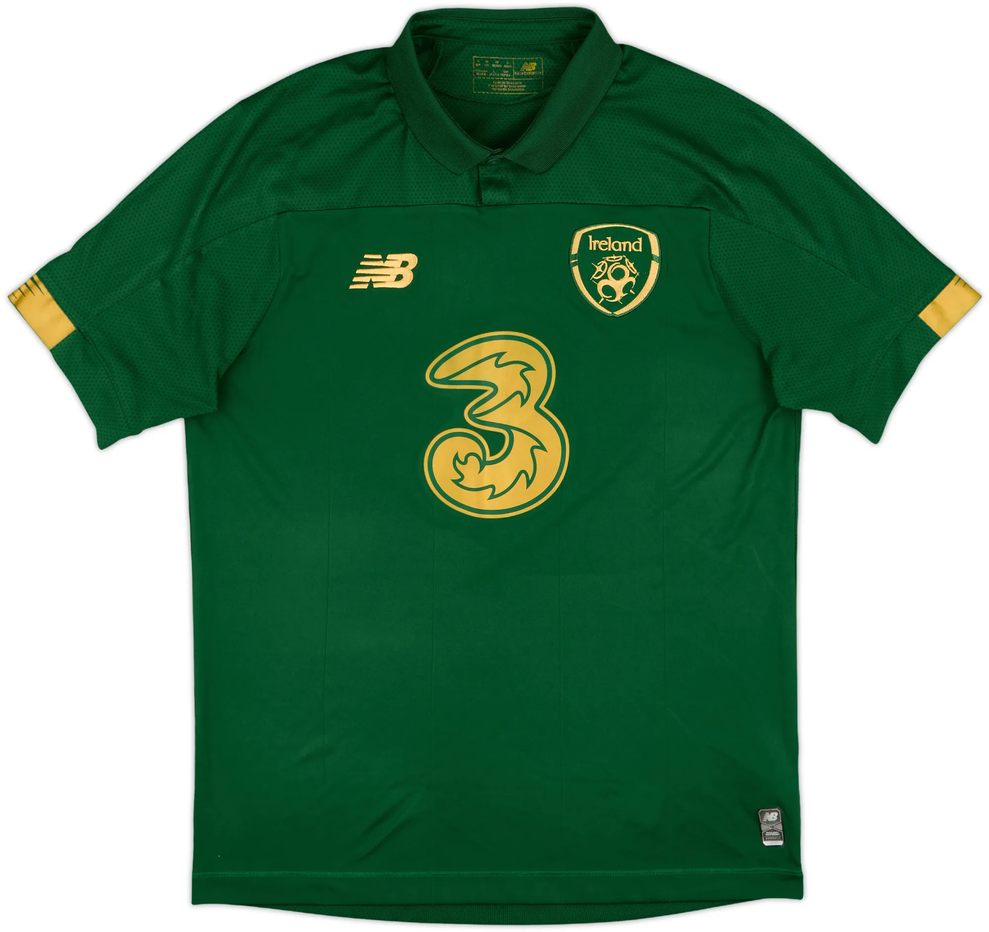 NewBalance Republic of Ireland Mens SS Home Shirt 2019