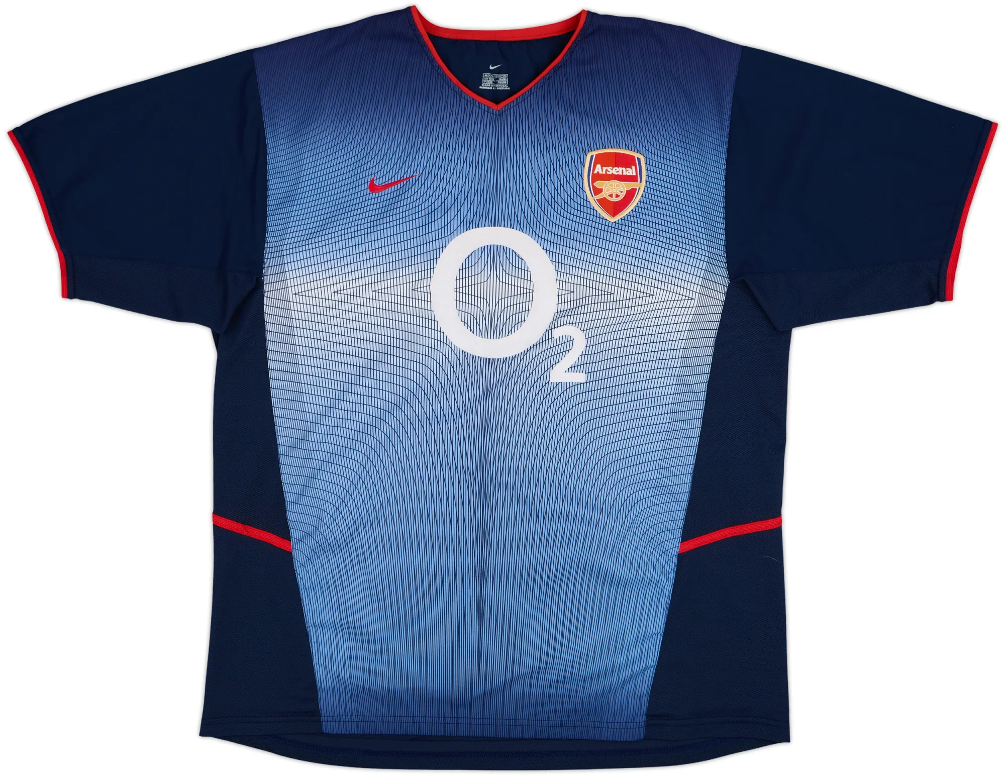 00/02 NIKE × Arsenal S/S Game Shirts 2000/02 ARSENAL Vintage Nike European Football Shirt Jersey (S