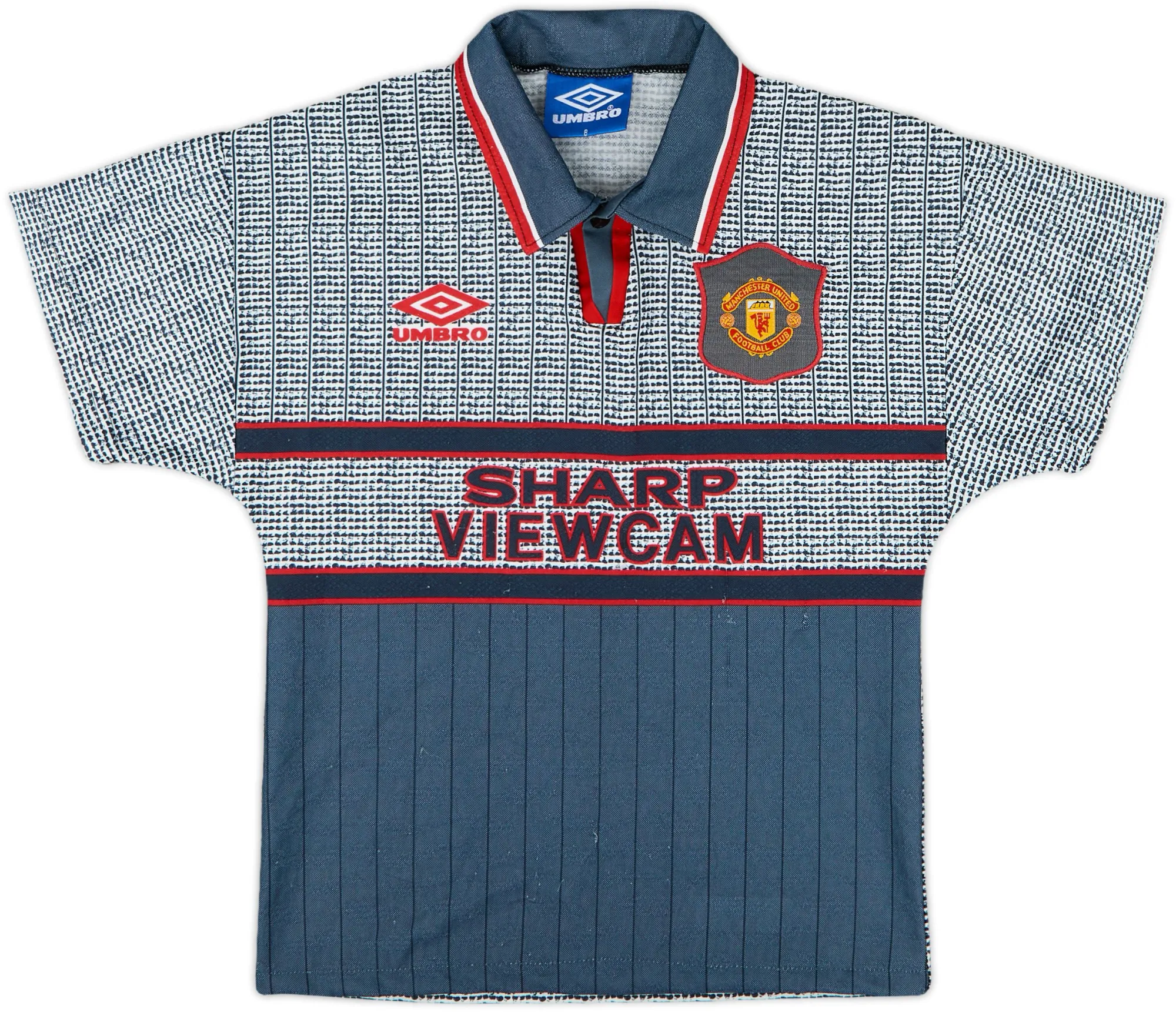 Umbro Manchester United Boys SS Away Shirt 1995/96