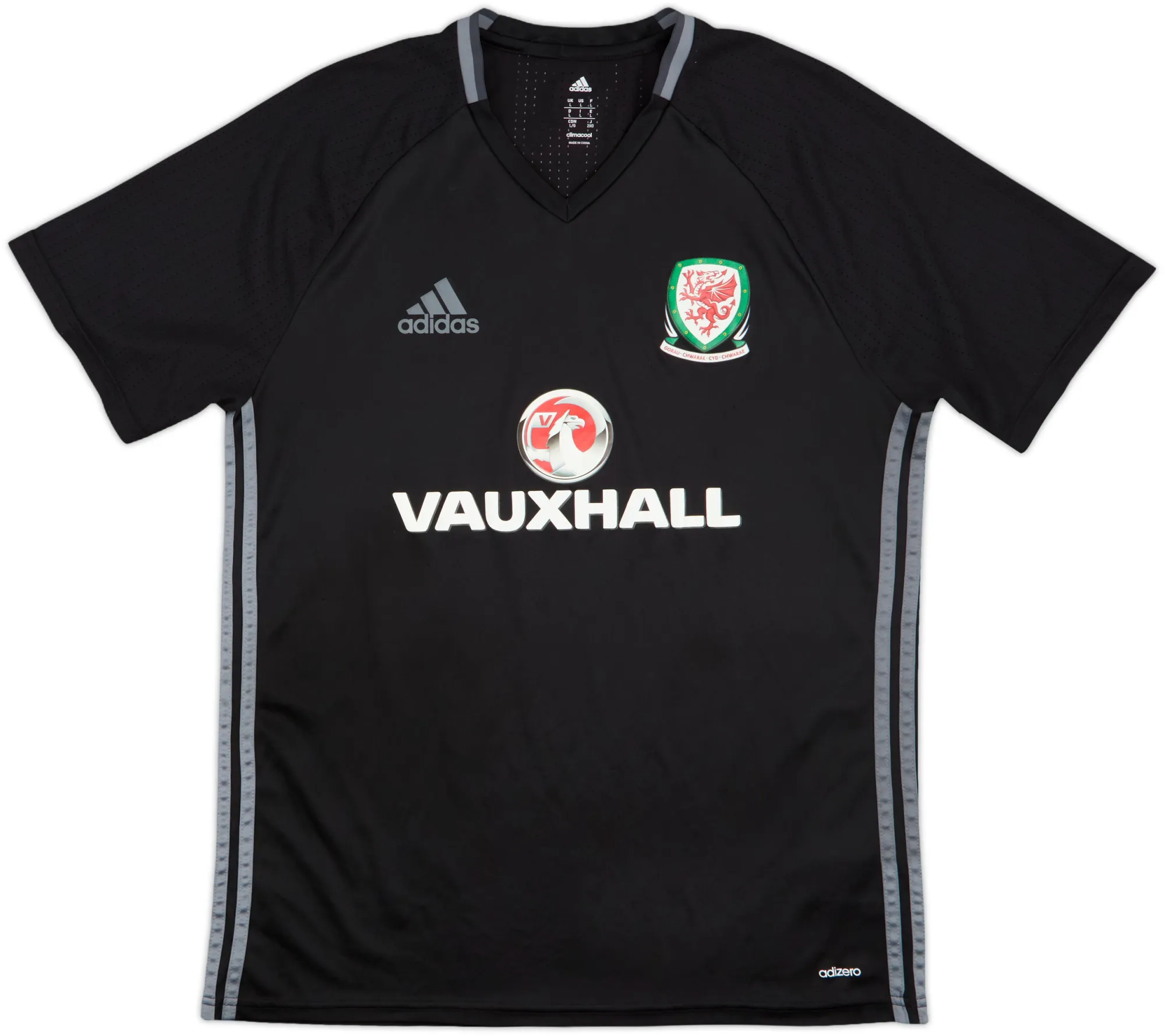 adidas Wales Mens SS Player Issue Home Shirt 2016