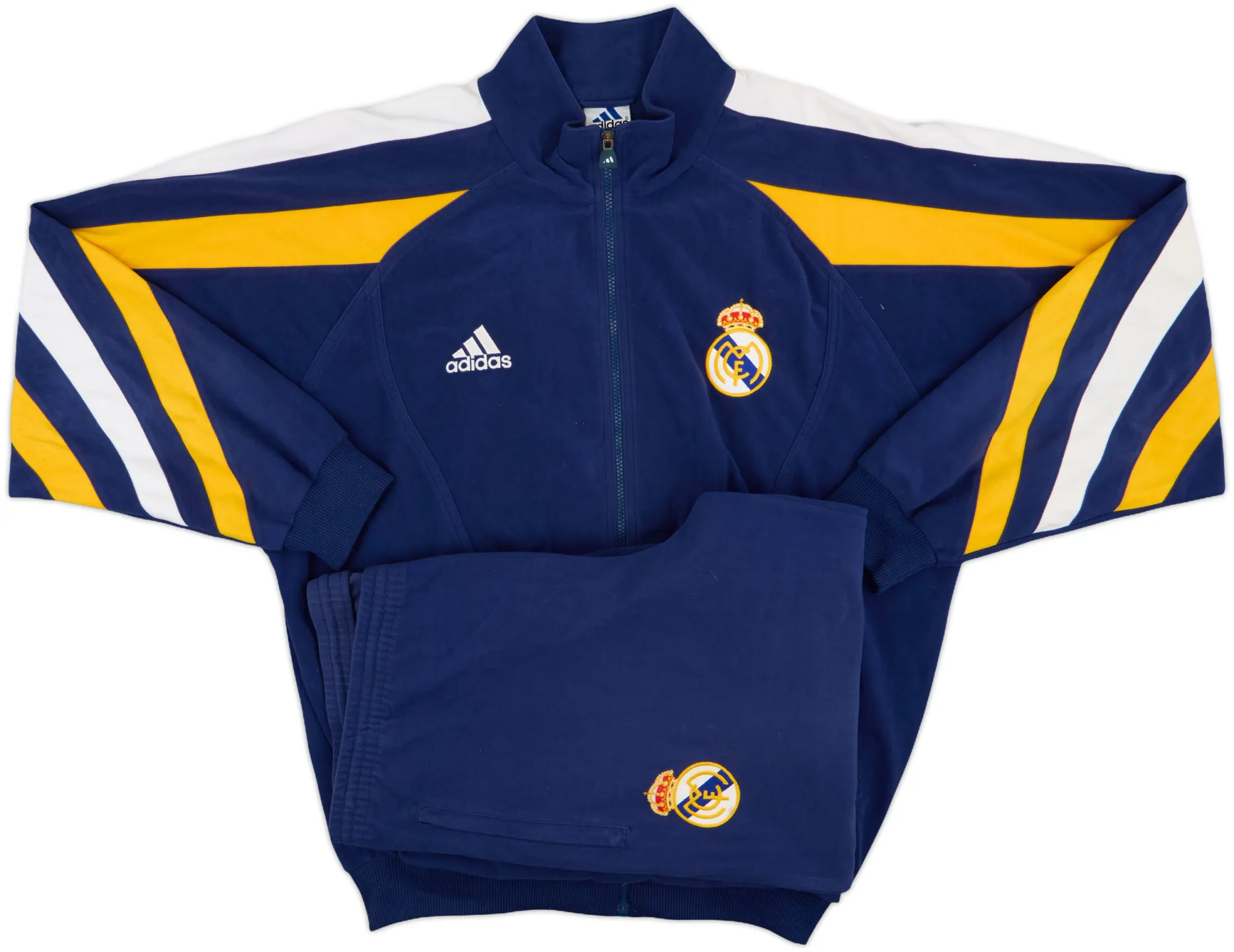 1998-99 Real Madrid adidas Tracksuit - 7/10 - (L/XL)
