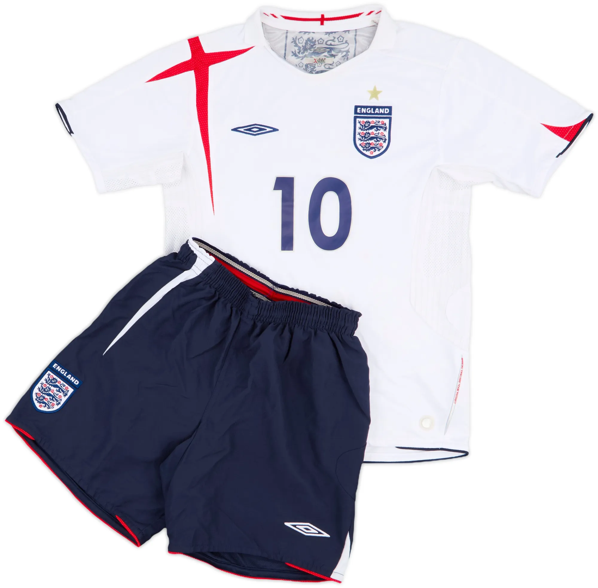 Umbro England Boys SS Home Mini Kit 2005
