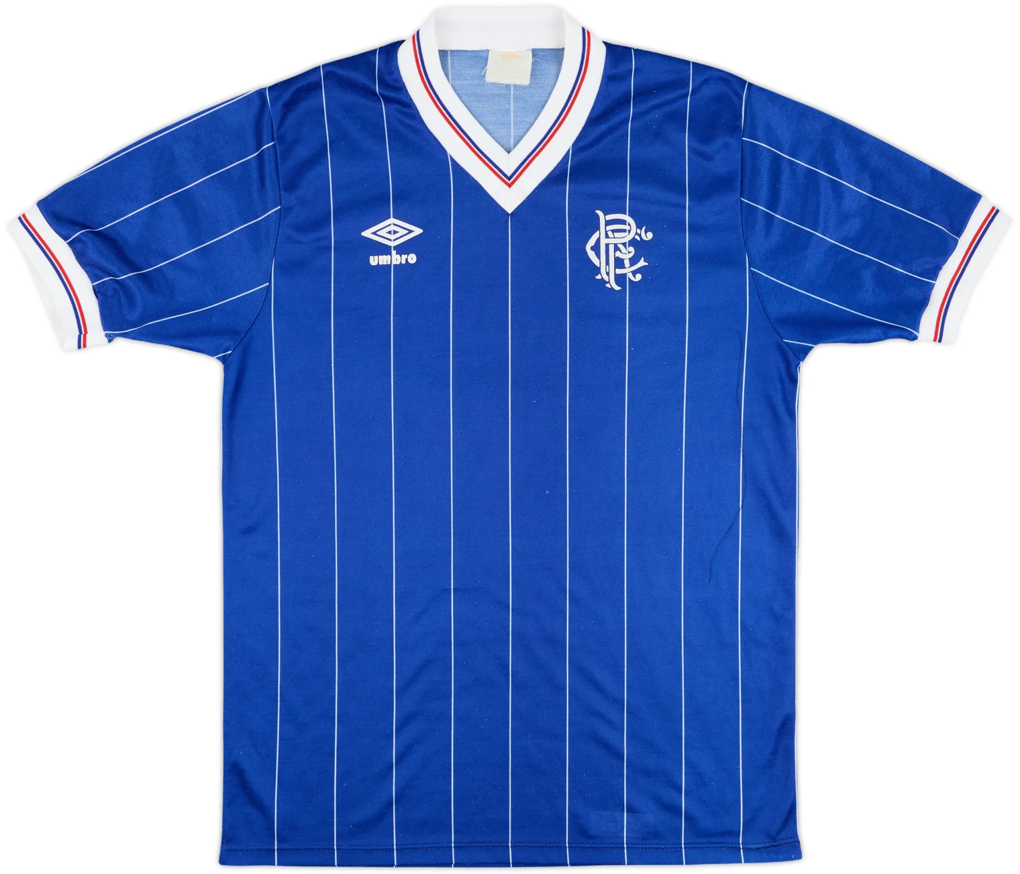 Umbro Rangers Mens SS Home Shirt 1982/84
