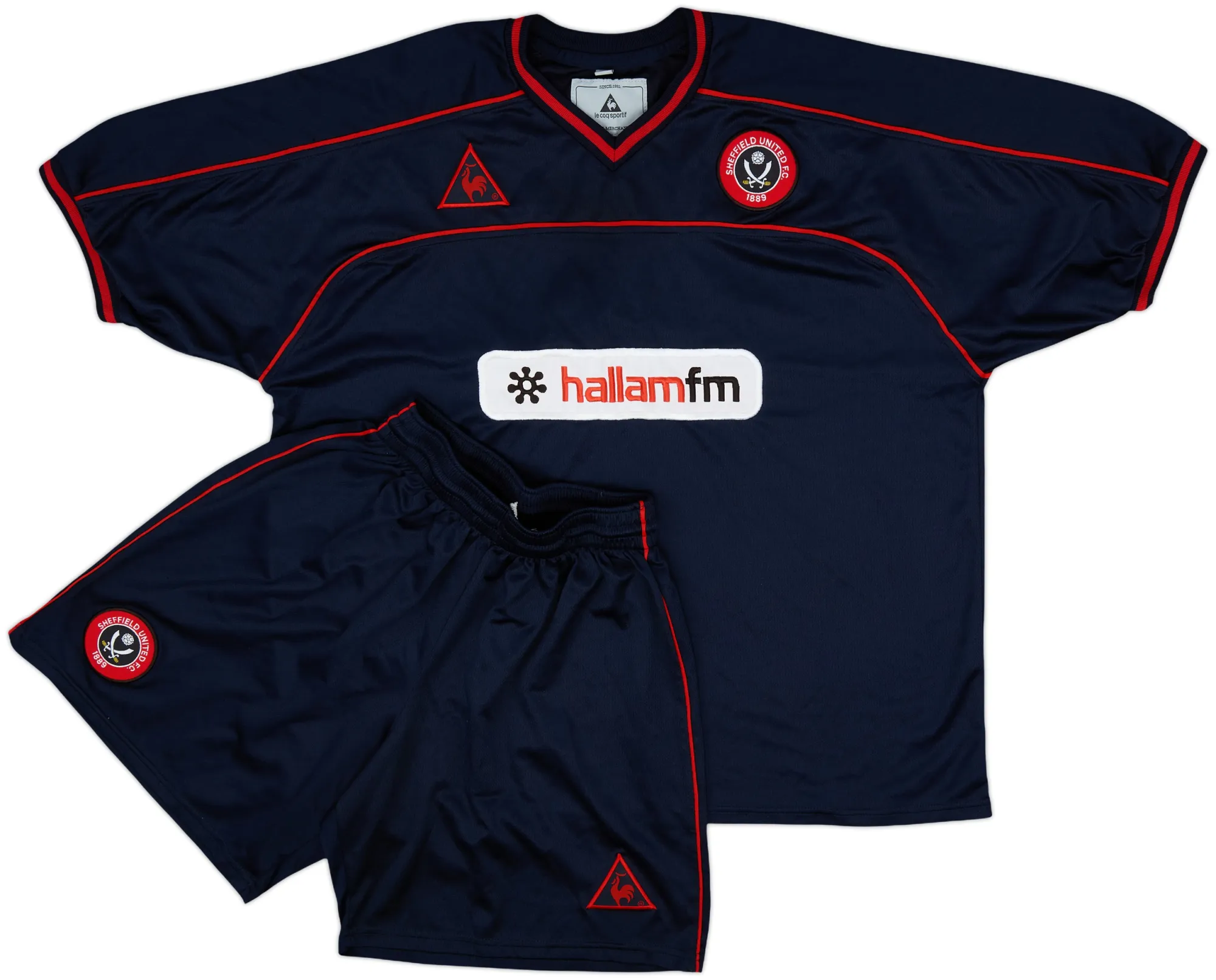 LeCoqSportif Sheffield United Kids SS Away Shirt 2002/04