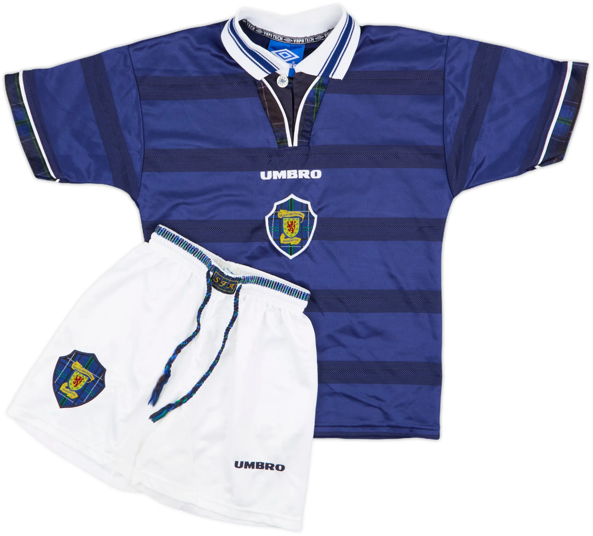 Umbro Scotland Boys SS Home Mini Kit 1998