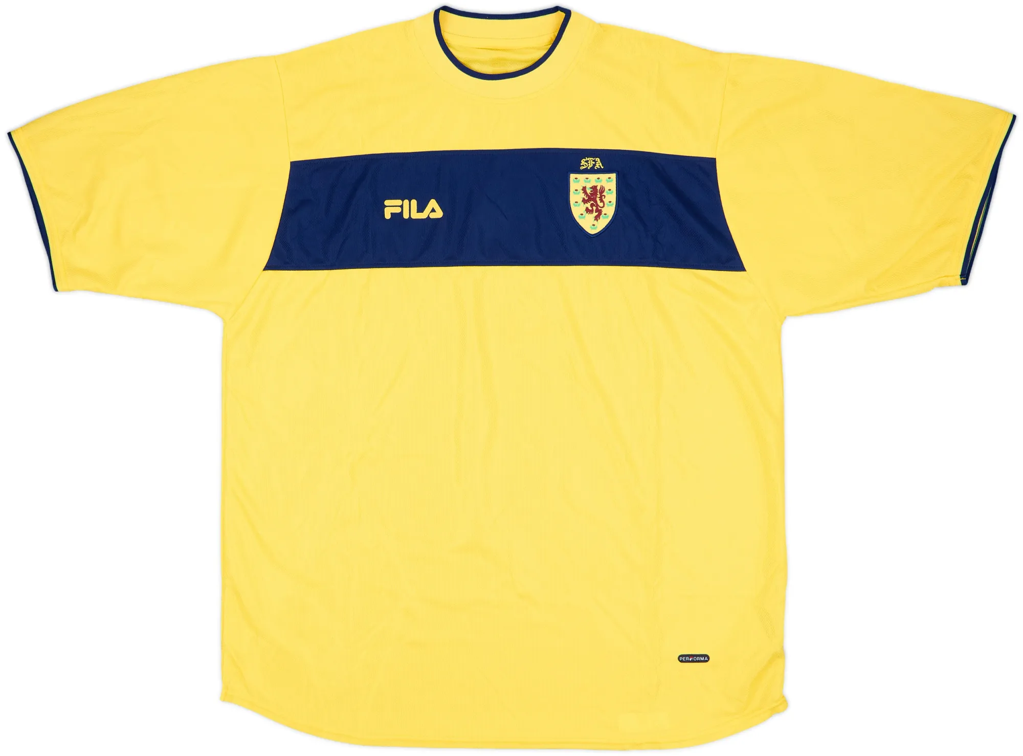 Fila Scotland Mens SS Away Shirt 2002