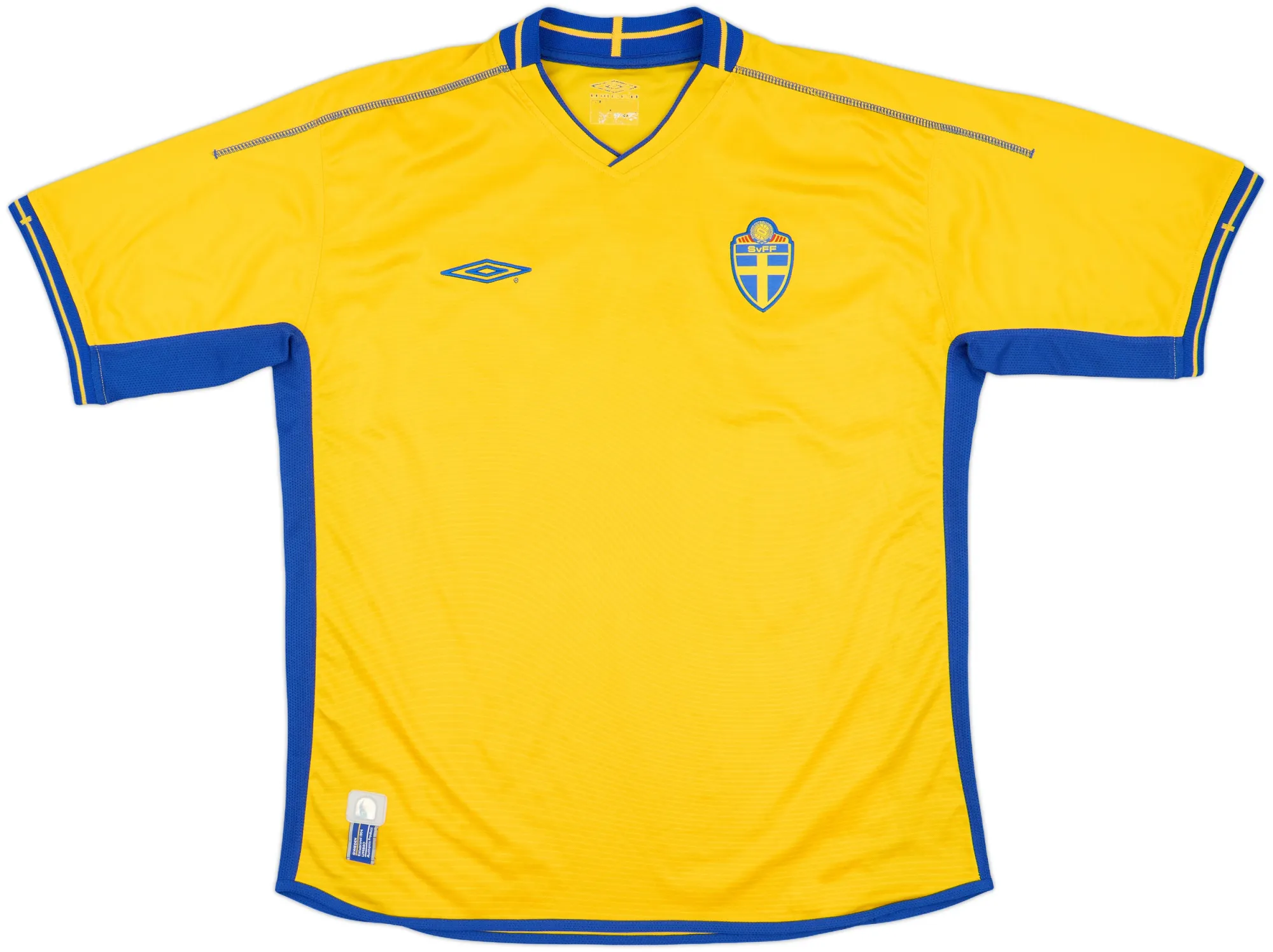 Umbro Sweden Mens SS Home Shirt 2003