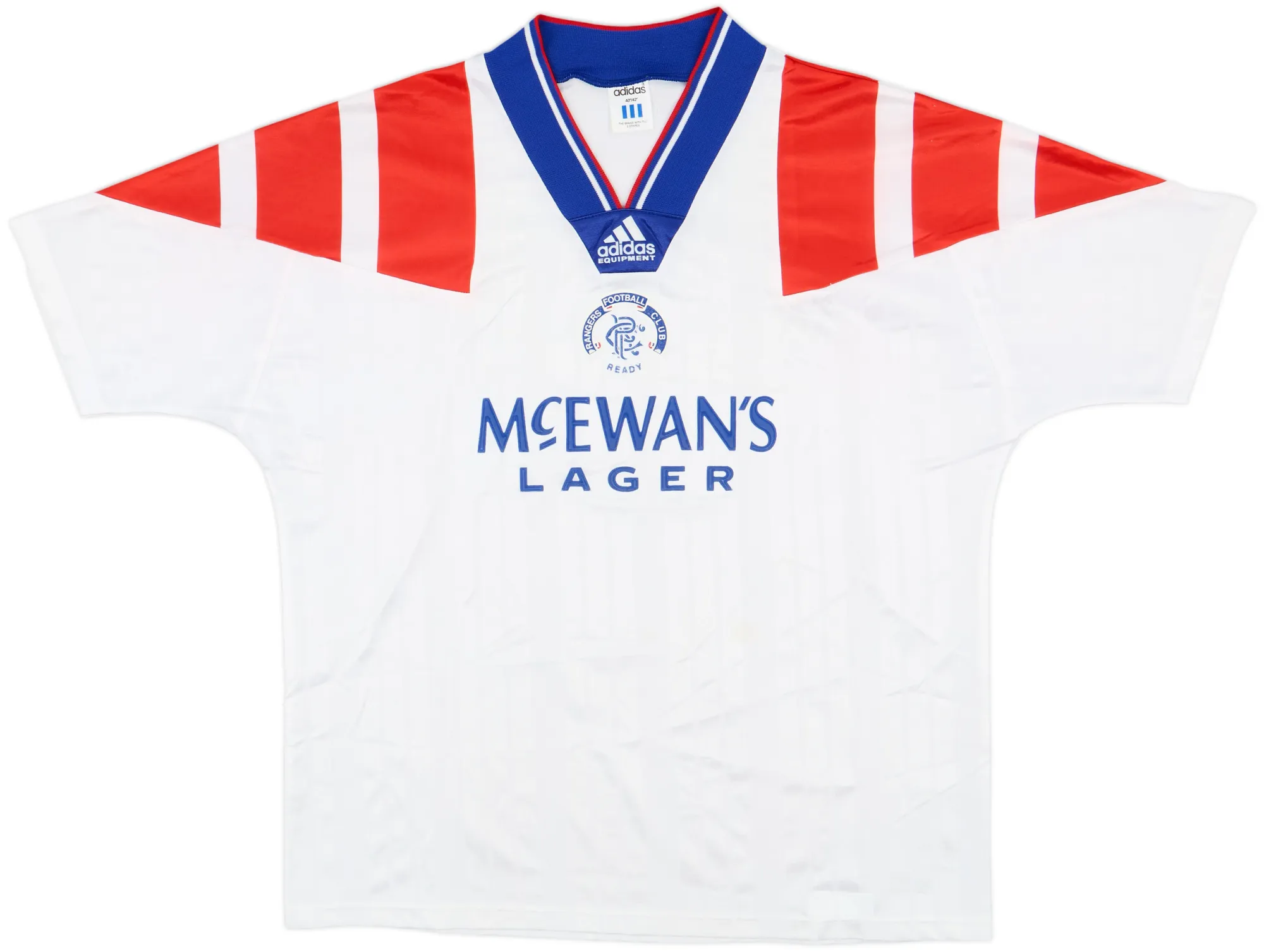 adidas Rangers Mens SS Away Shirt 1992/93