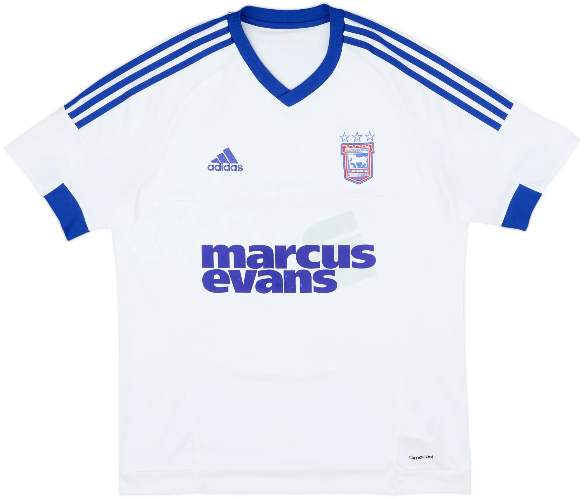 adidas Ipswich Town Mens SS Away Shirt 2016/17