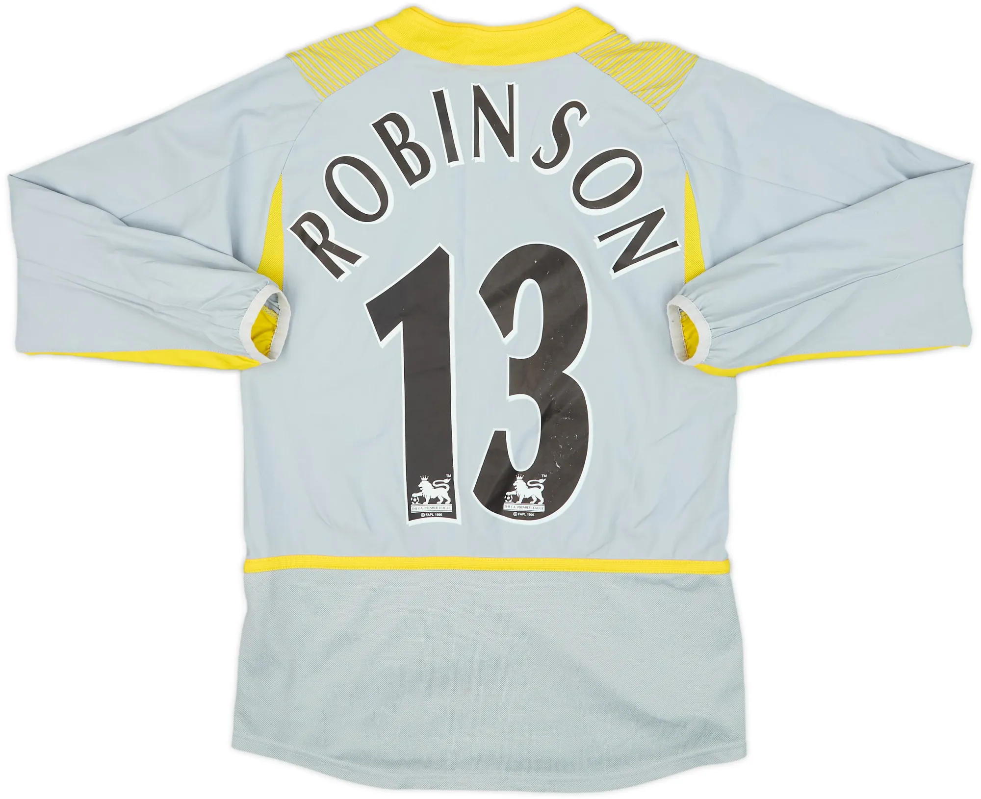 Nike Leeds United Boys LS Goalkeeper Home Shirt 2002/03