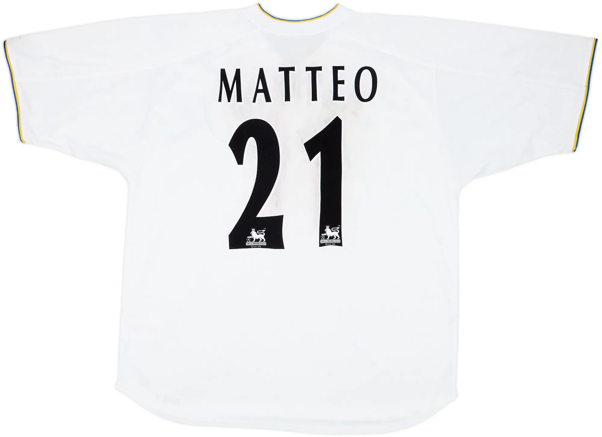 Nike Leeds United Mens SS Home Shirt 2000/02