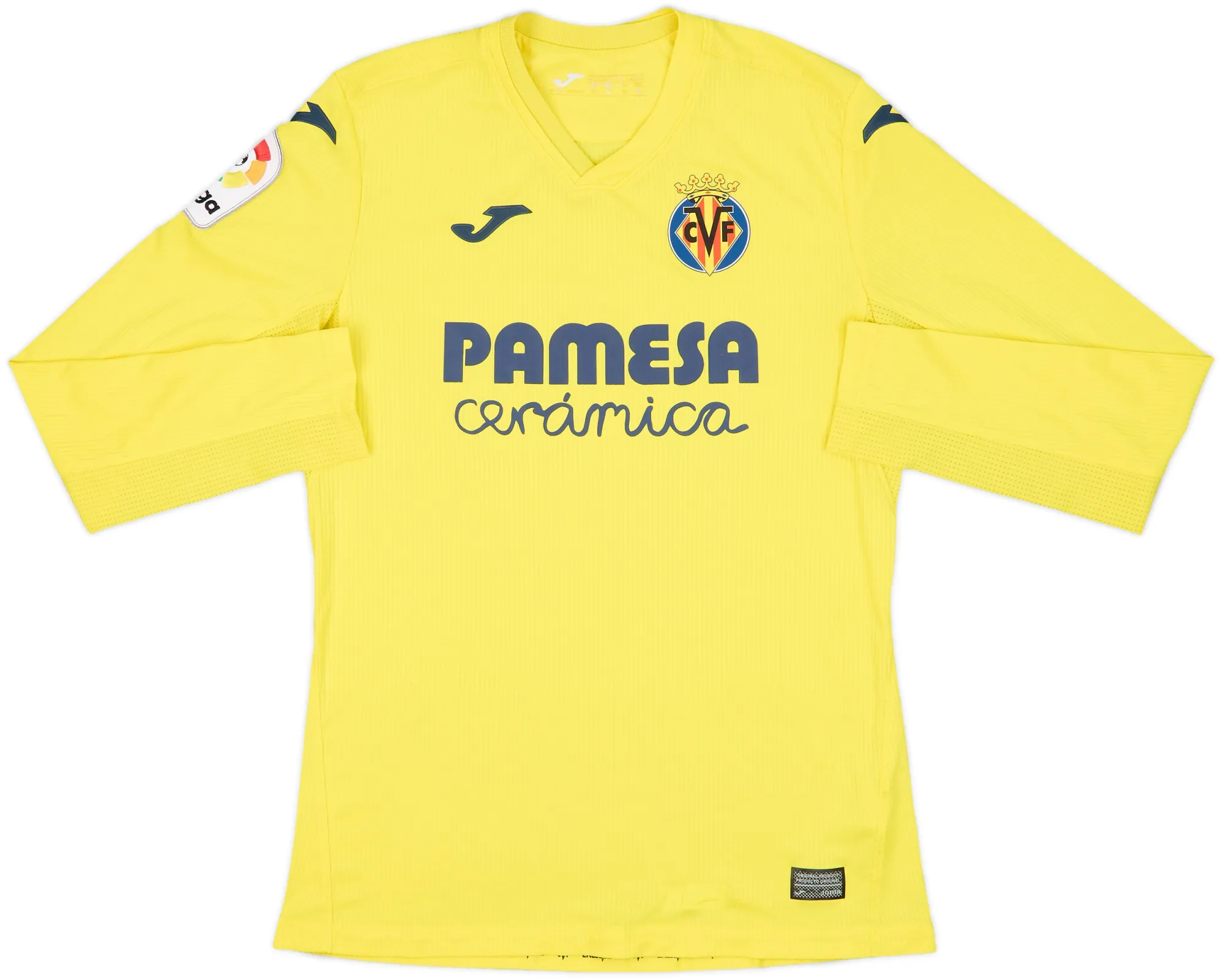 Joma Villarreal Mens LS Home Shirt 2020/21