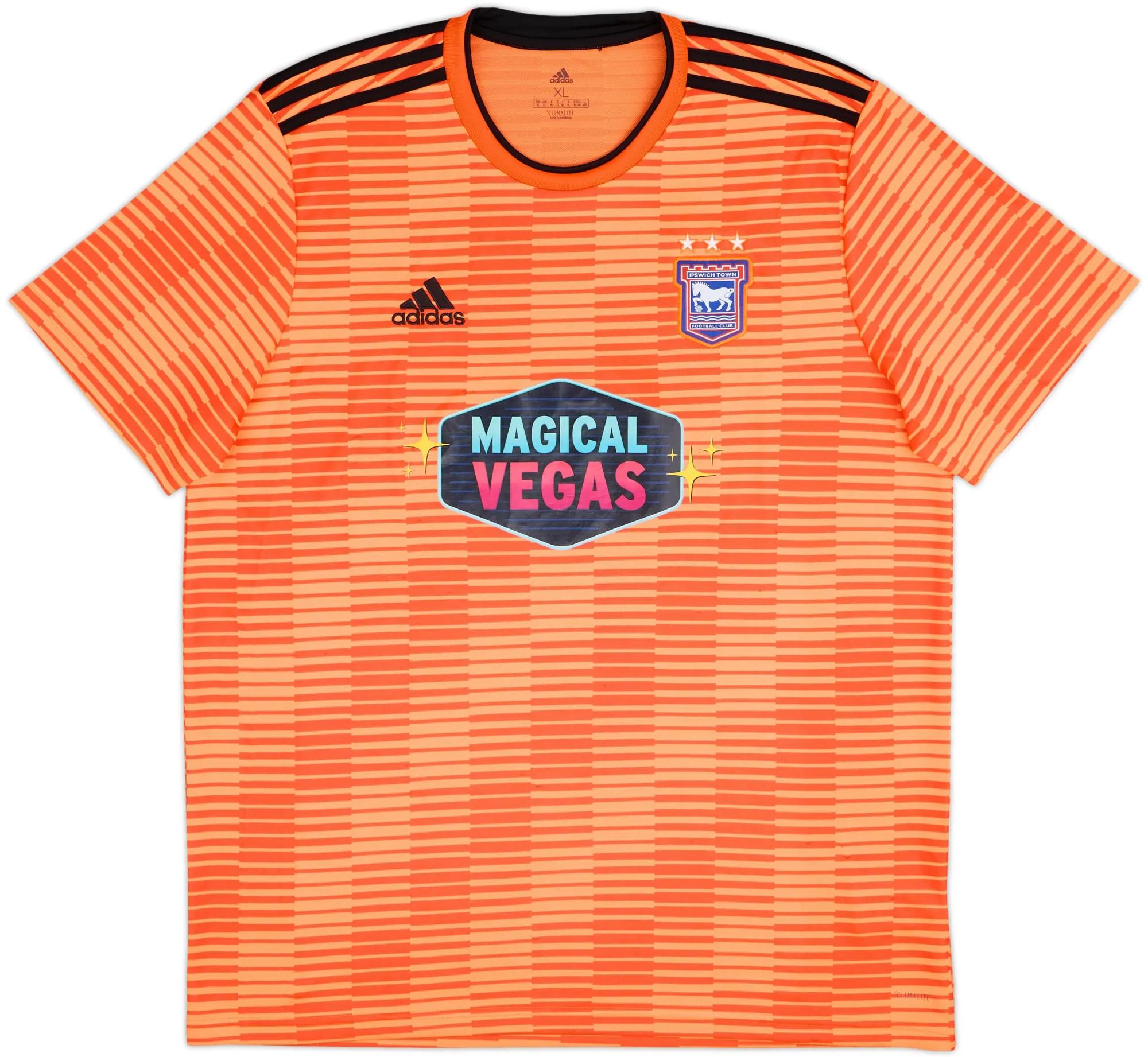 adidas Ipswich Town Mens SS Away Shirt 2018/20