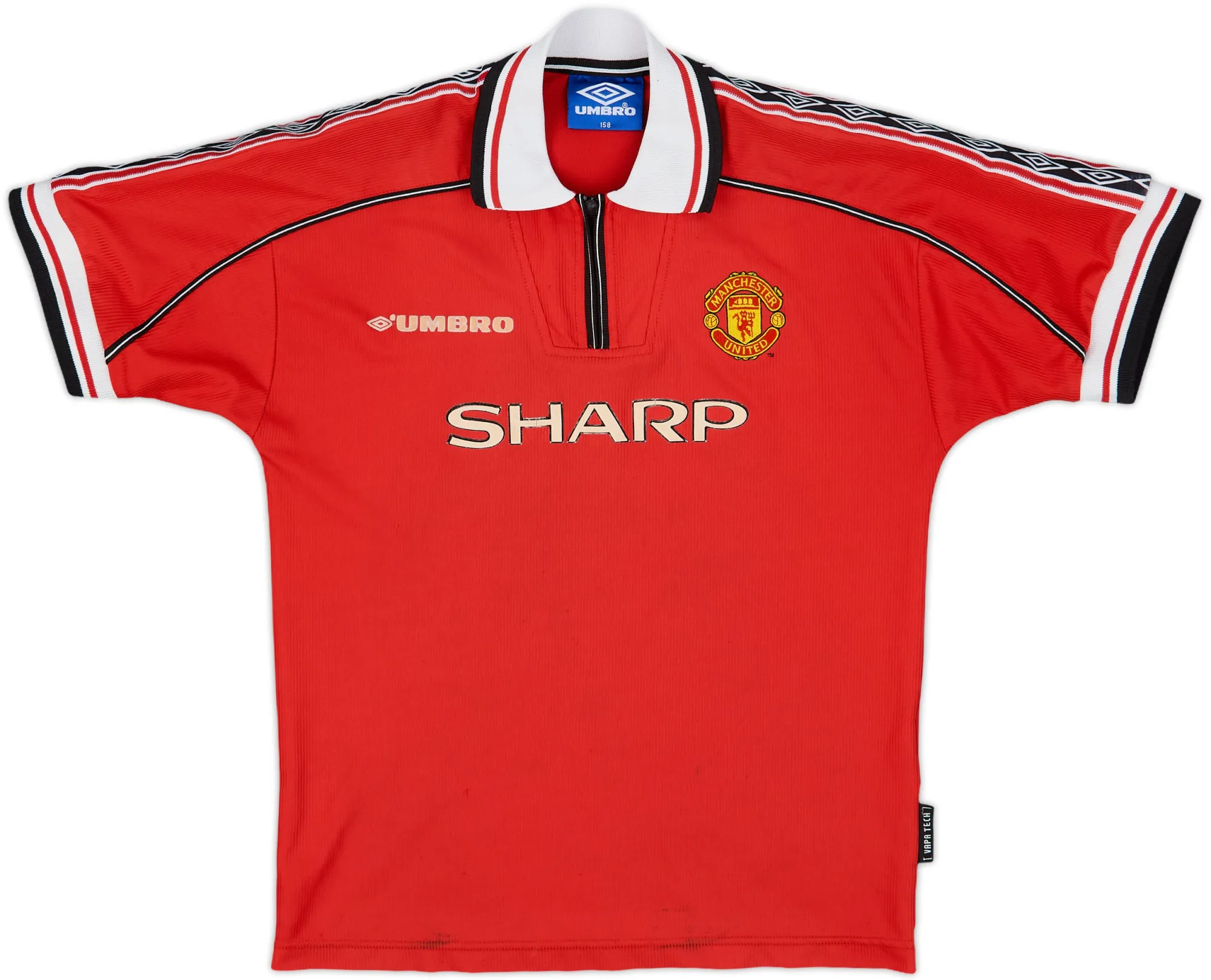 Umbro Manchester United Boys SS Home Shirt 1998/00