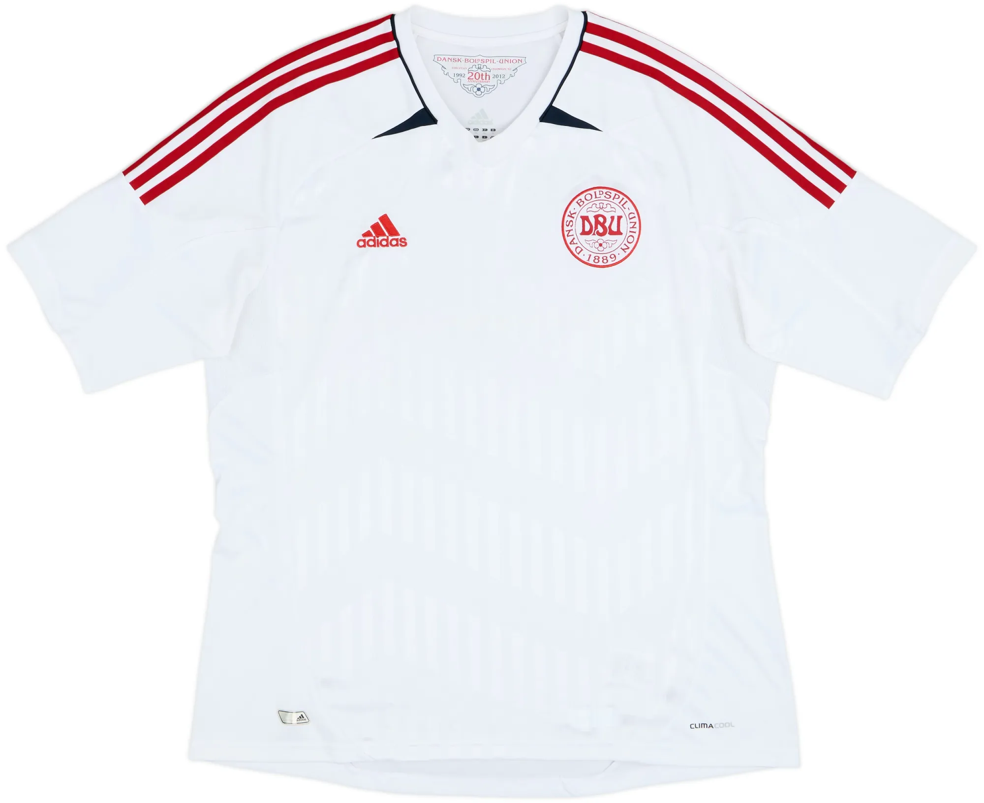 adidas Denmark Mens SS Away Shirt 2012