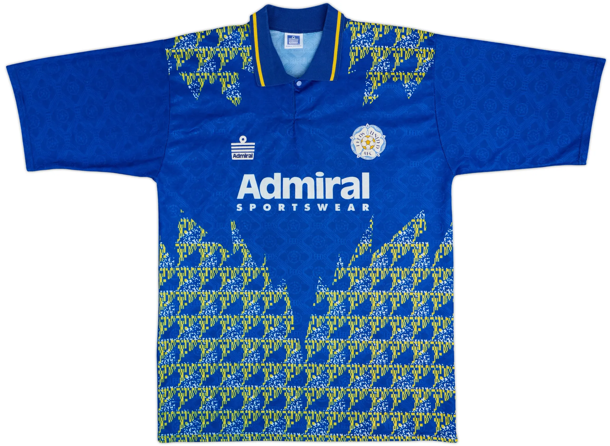 Admiral Leeds United Mens SS Away Shirt 1992/93