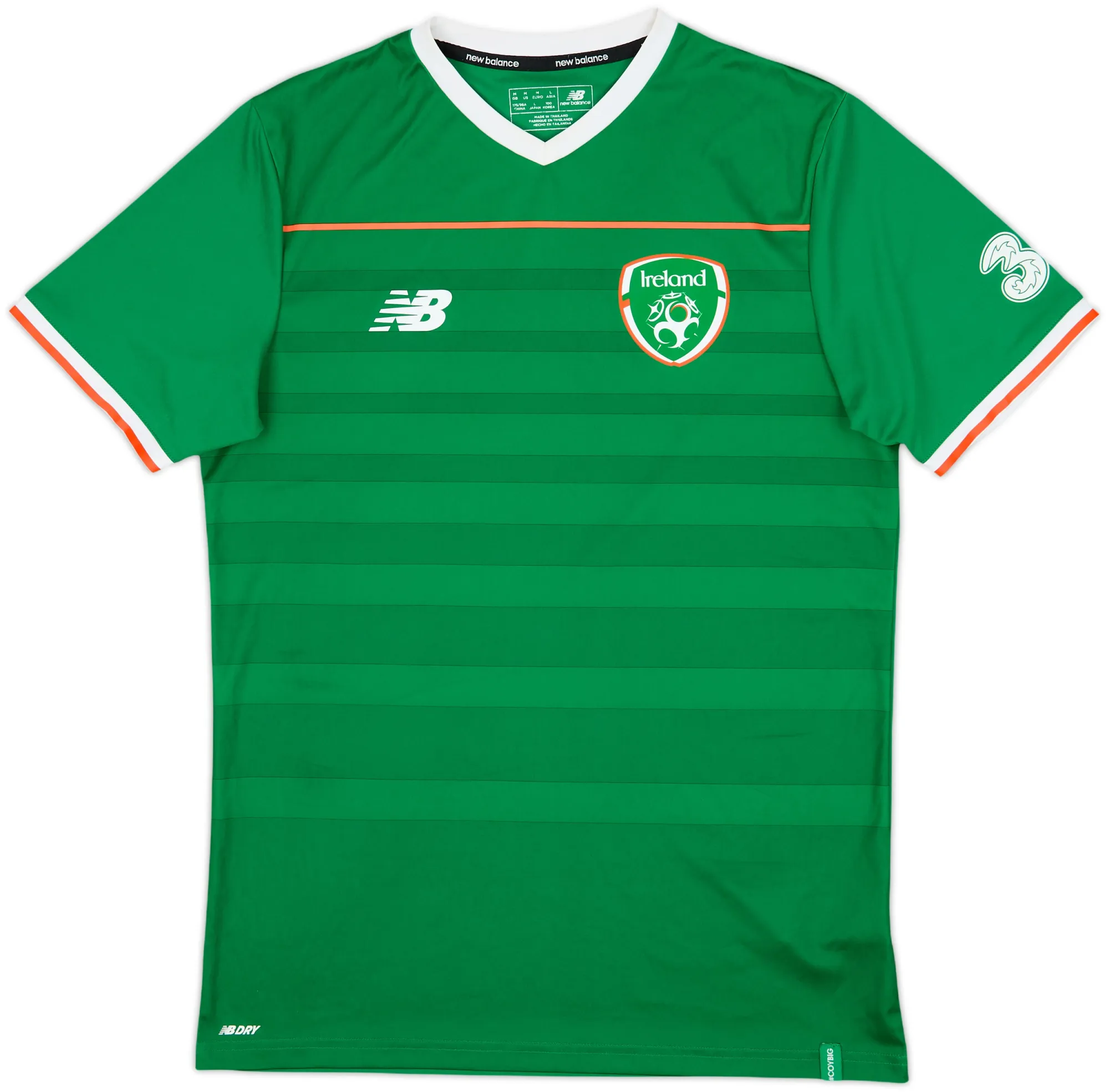 New Balance Republic of Ireland Mens SS Home Shirt 2017
