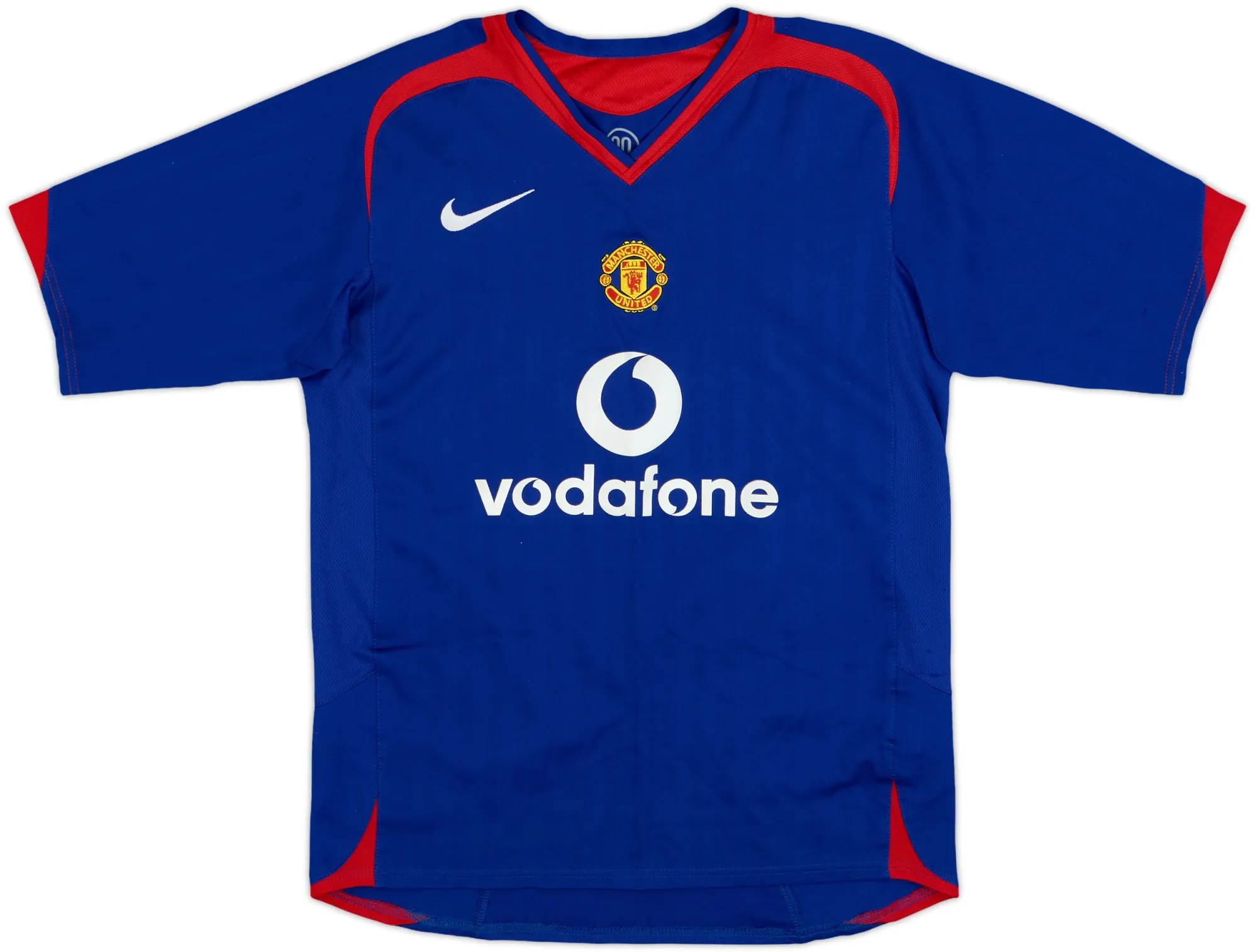 Nike Manchester United Boys SS Away Shirt 2005/06