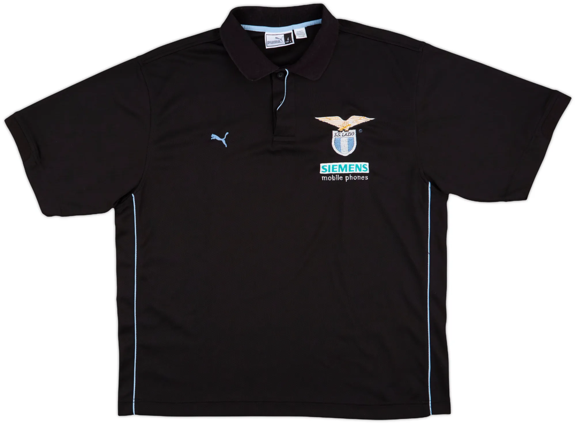 Puma Lazio Mens SS Home Shirt 2001/02