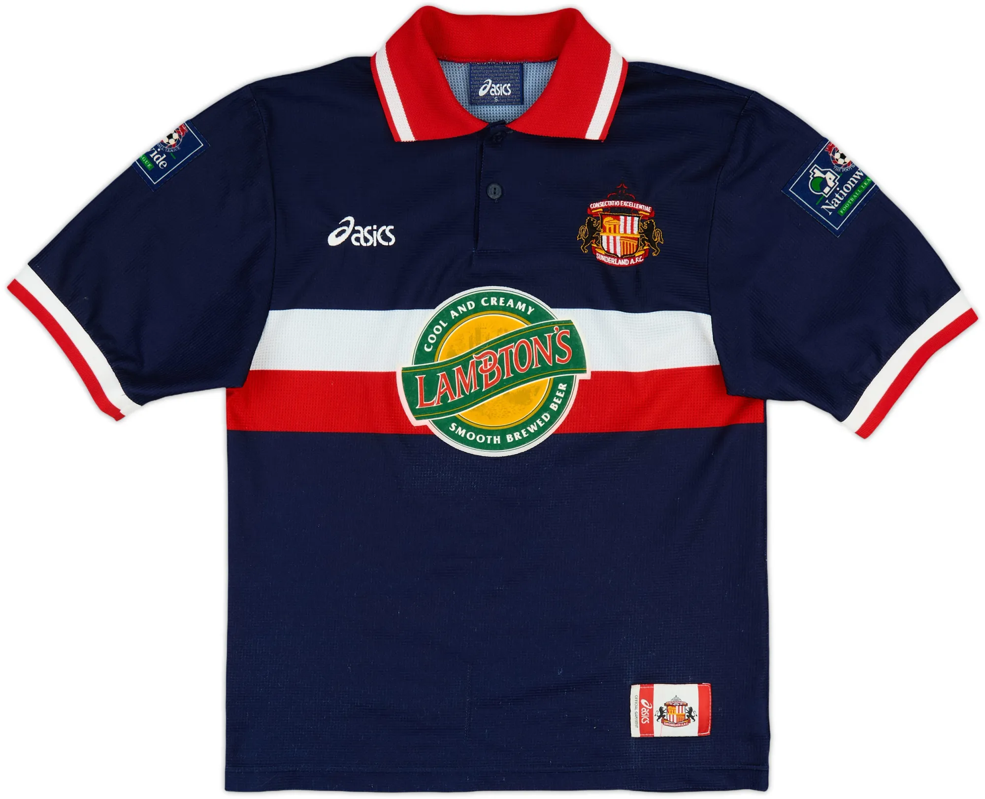 Asics Sunderland Mens SS Away Shirt 1998/99