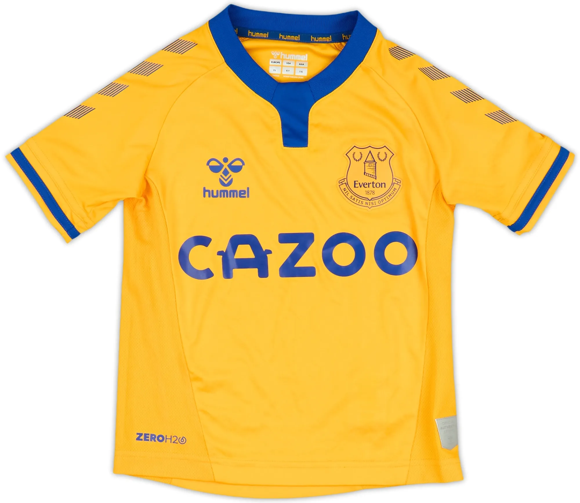 Hummel Everton Boys SS Away Shirt 2020/21