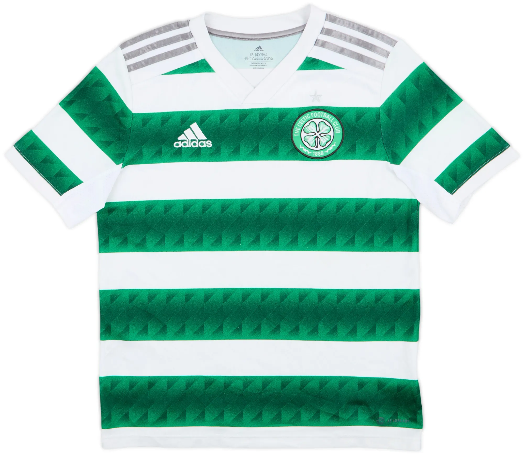 adidas Celtic Boys SS Home Shirt 2022/23