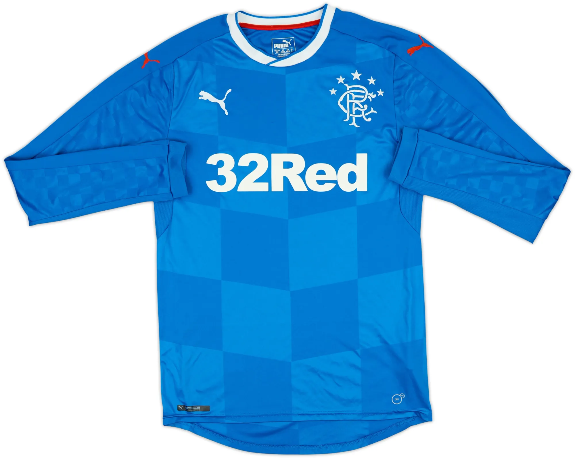 Puma Rangers Mens LS Home Shirt 2016/18