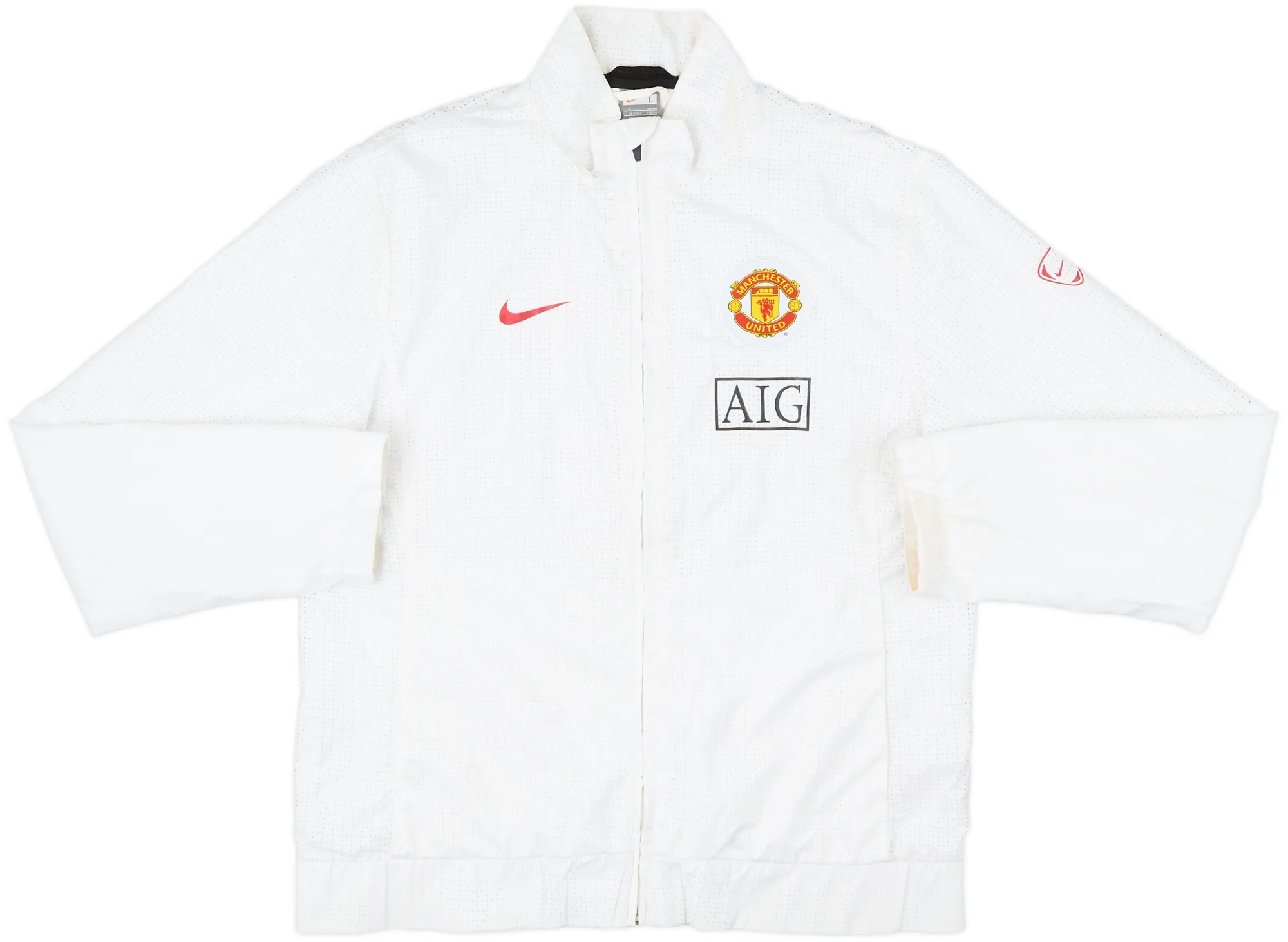 2009-10 Manchester United Nike Track Jacket - 8/10 - (L)