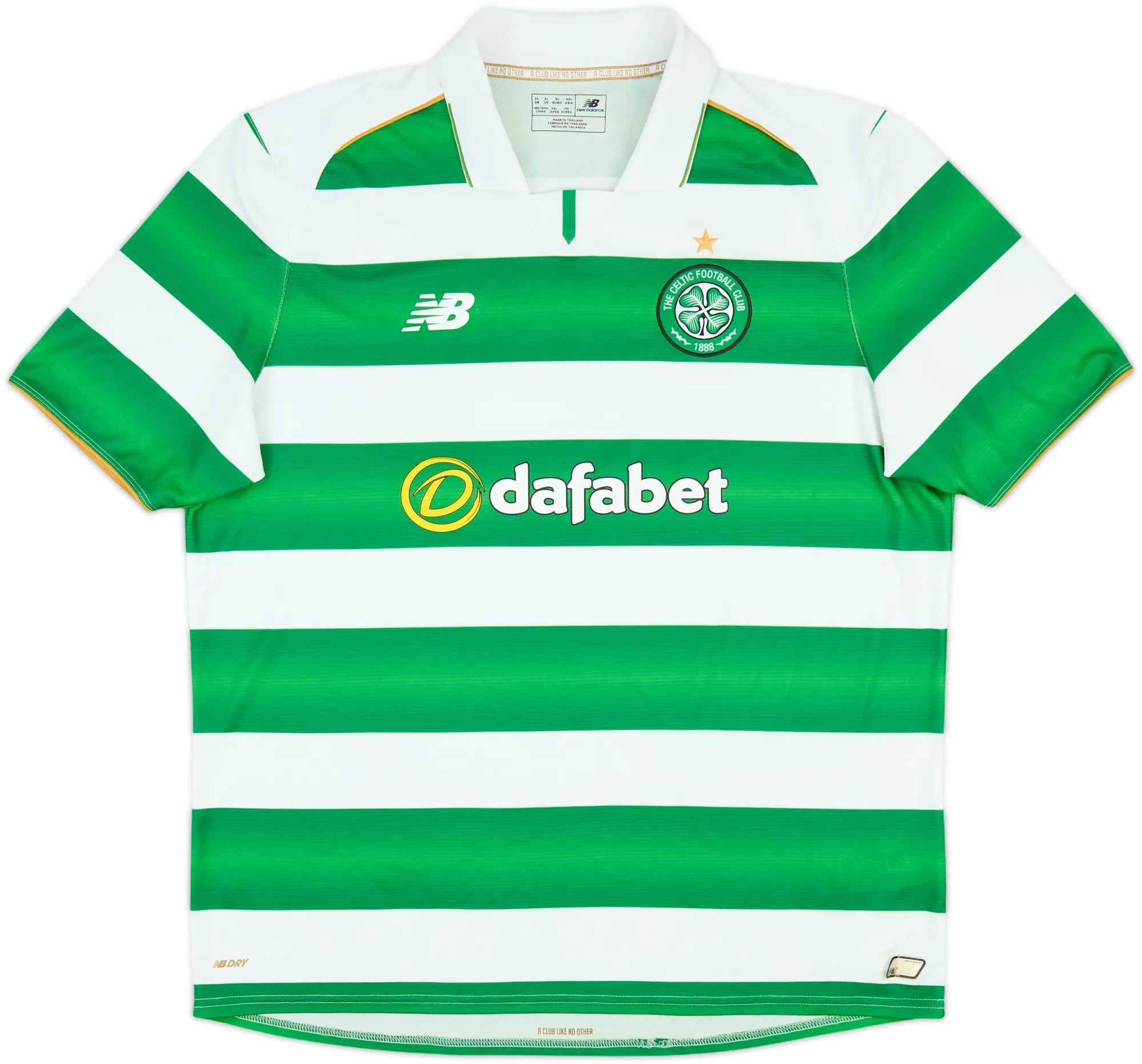 NewBalance Celtic Mens SS Home Shirt 2016/17