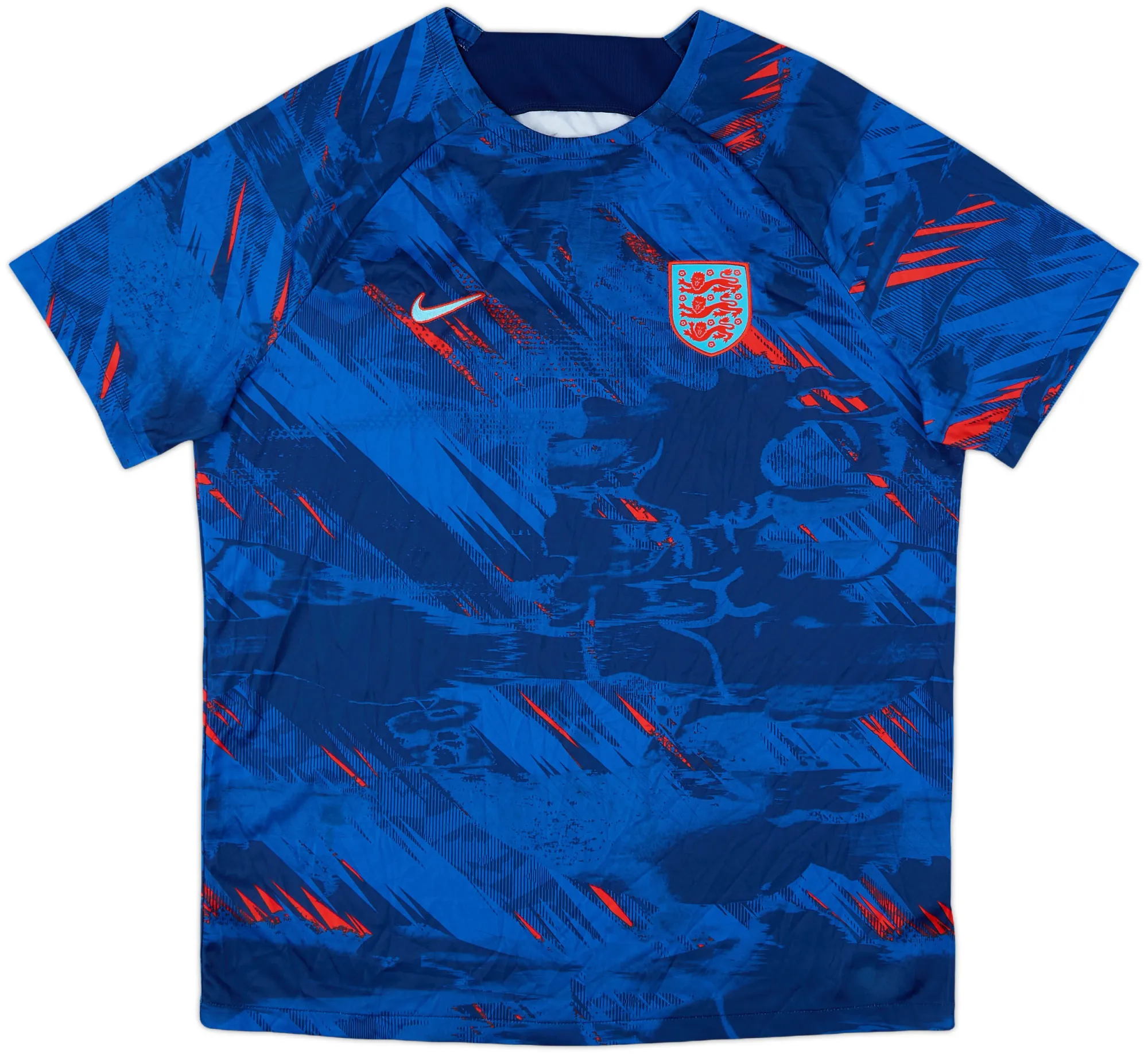 Nike England Mens SS Pre-Match Home Shirt 2022