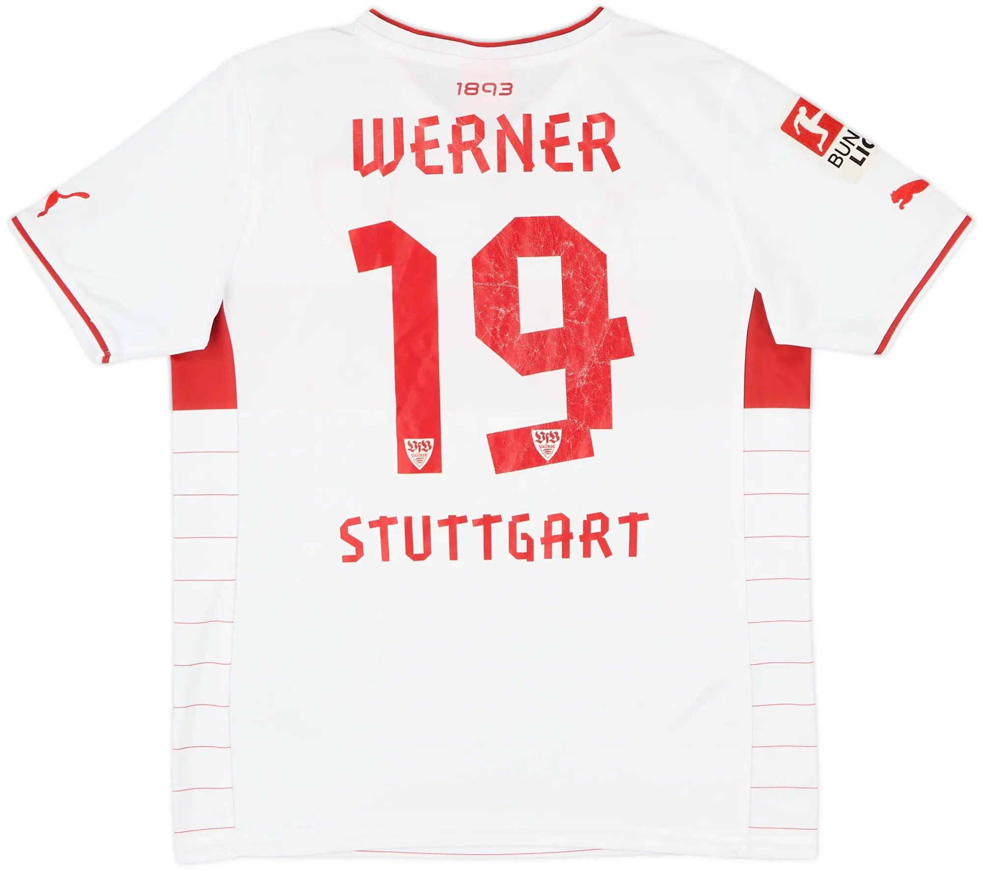 Puma Stuttgart Boys SS Home Shirt 2013/14