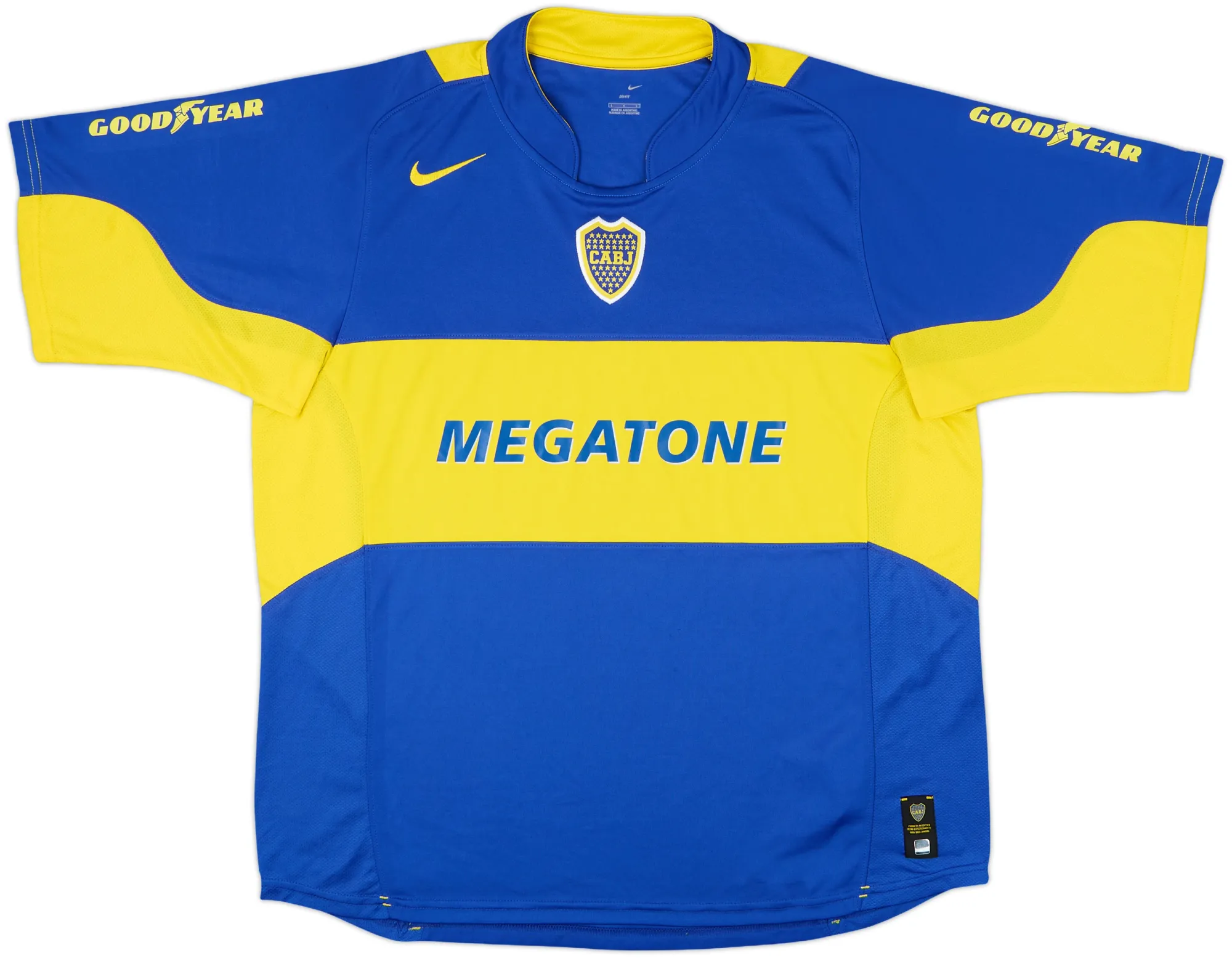 Nike Boca Juniors Mens SS Home Shirt 2005/06