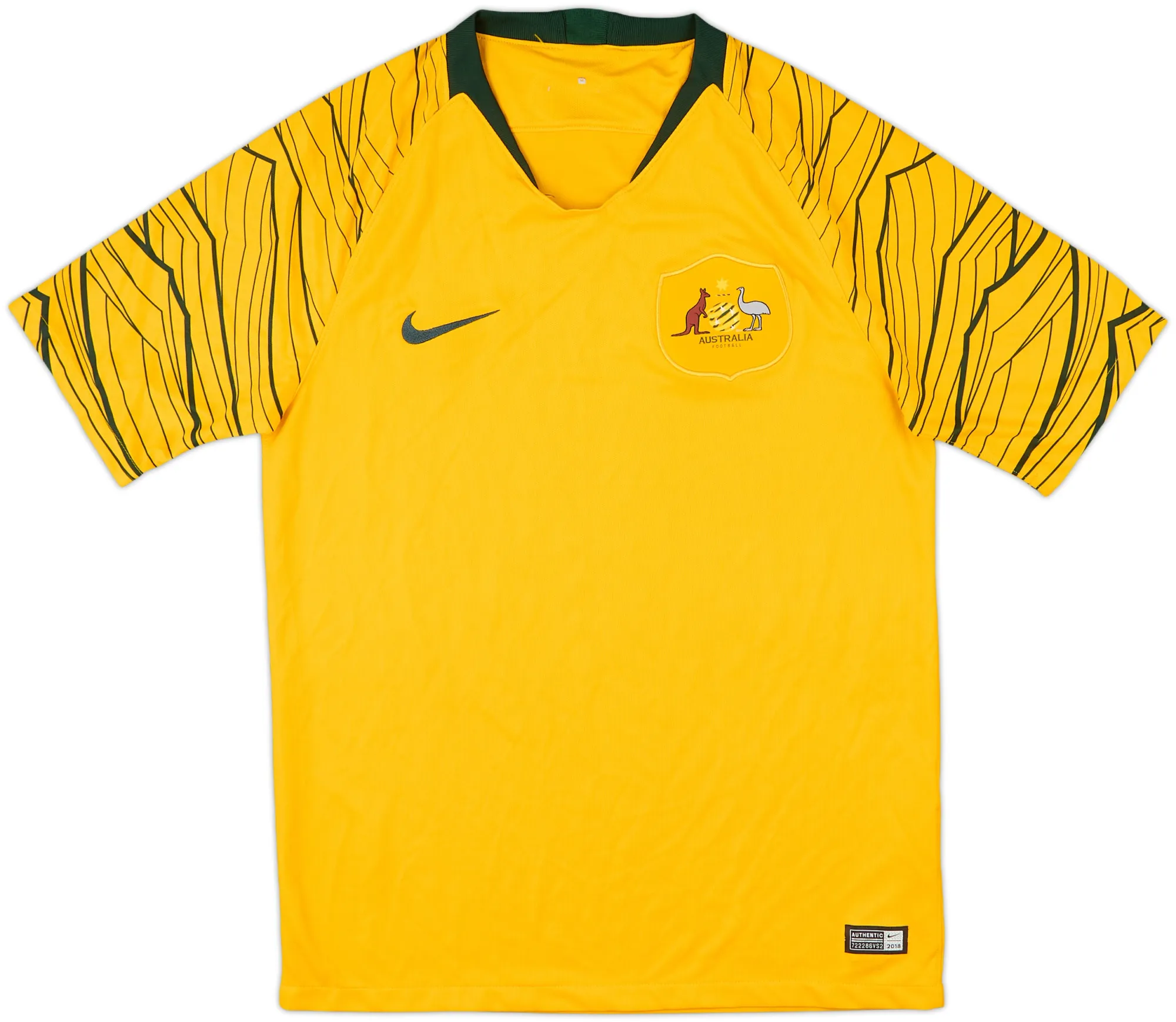 Nike Australia Mens SS Home Shirt 2018