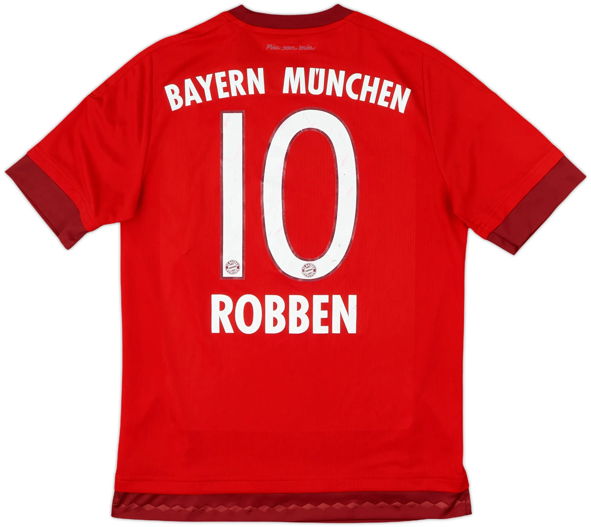 adidas Bayern Munich Boys SS Home Shirt 2015/16