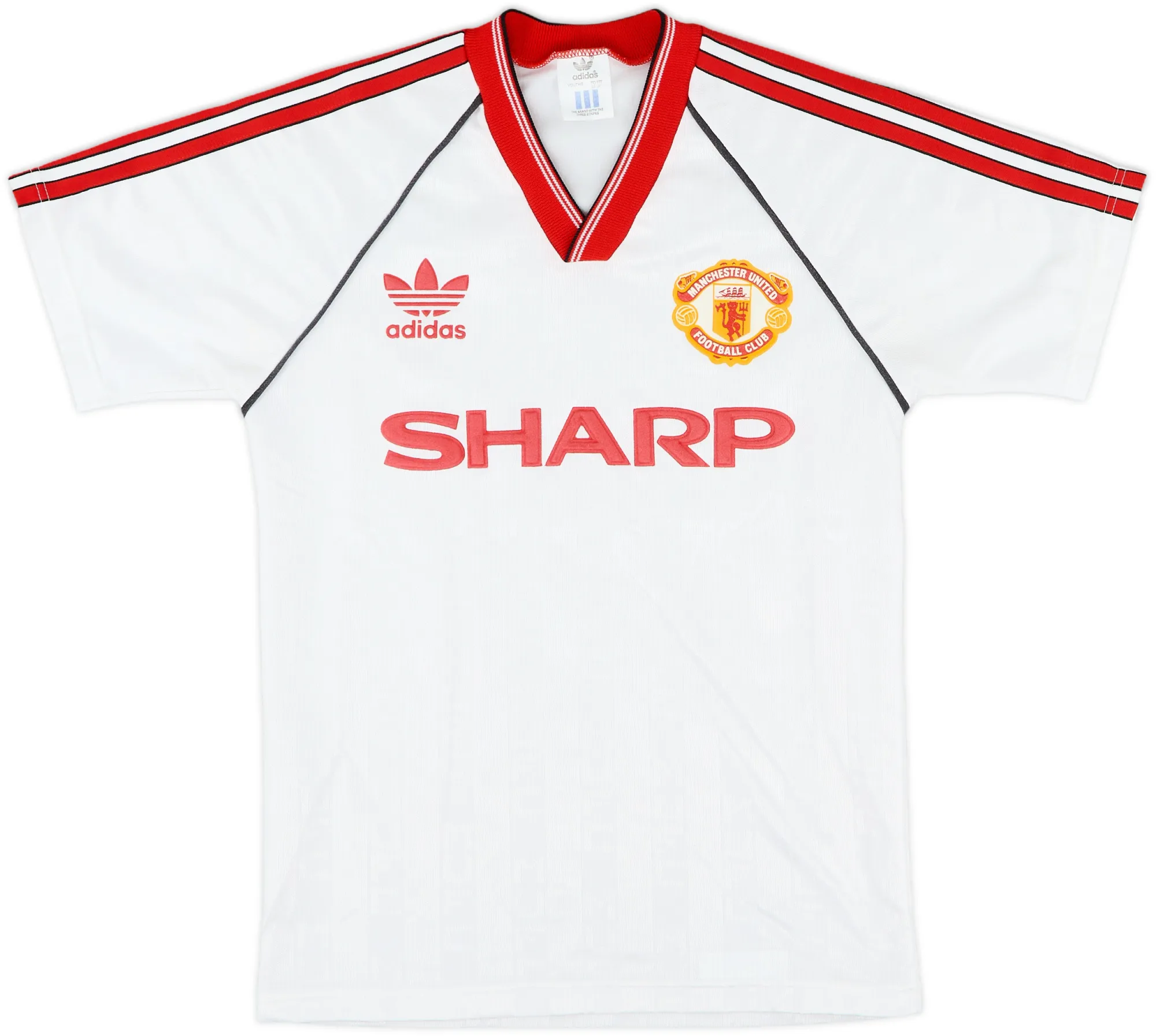 adidas Manchester United Mens SS Away Shirt 1988/90