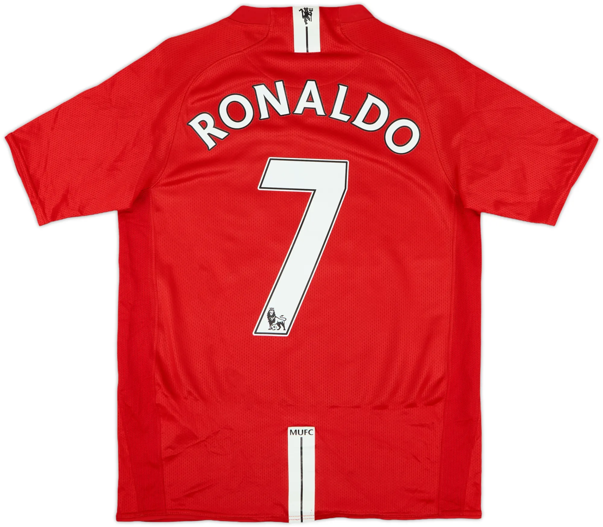 Nike Manchester United Boys SS Home Shirt 2007/09