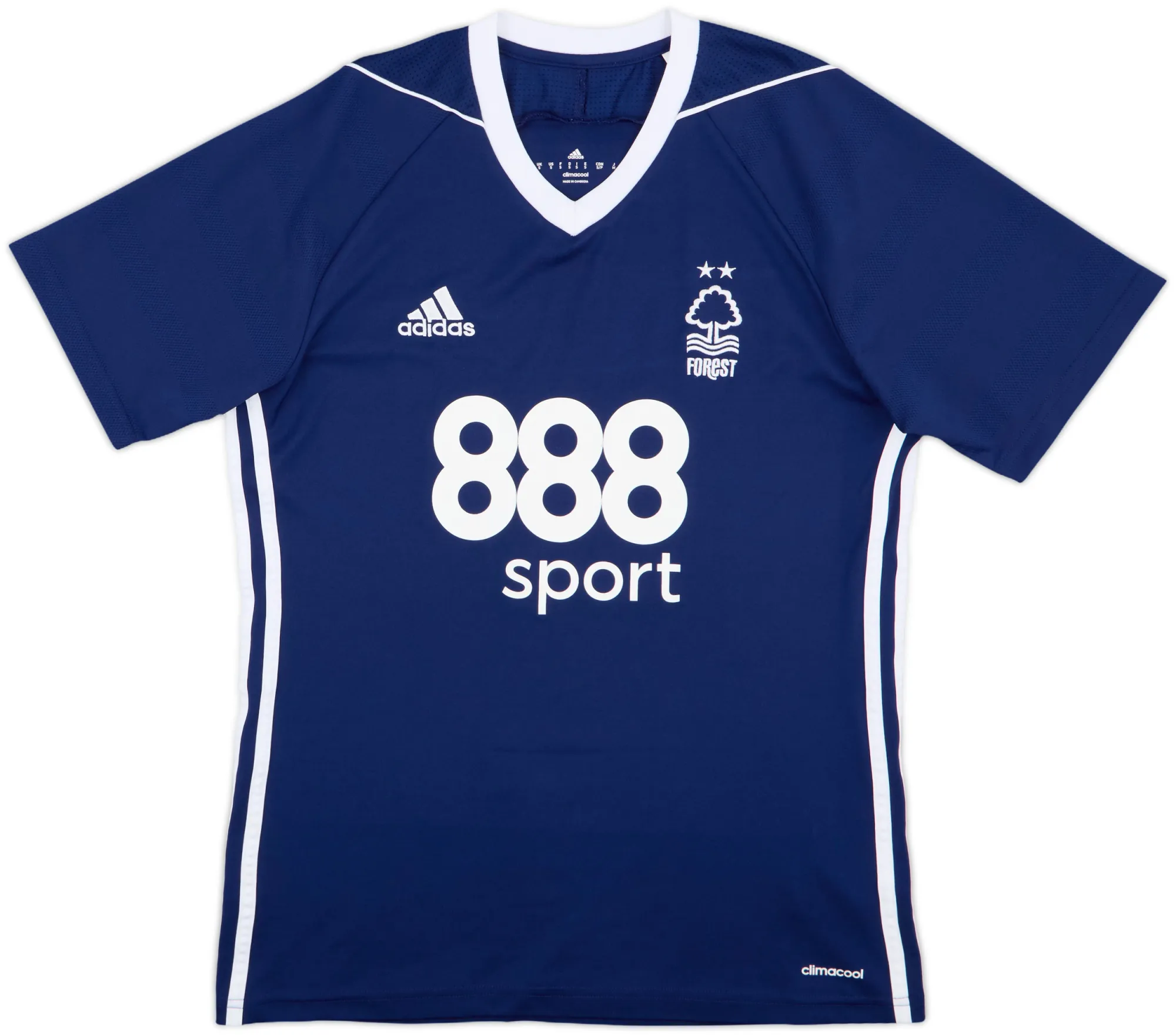 adidas Nottingham Forest Mens SS Away Shirt 2017/18