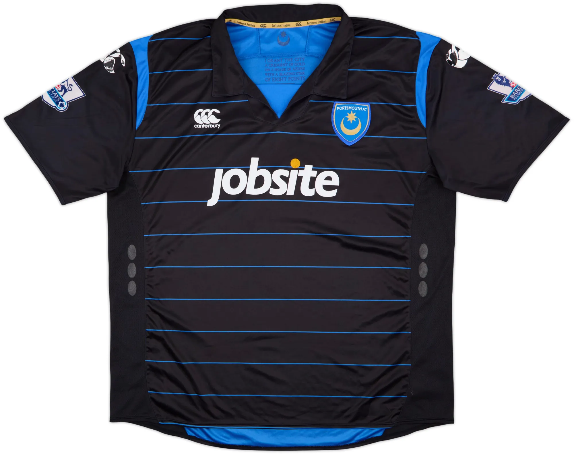 Third Portsmouth Mens SS Third Shirt 2009/10