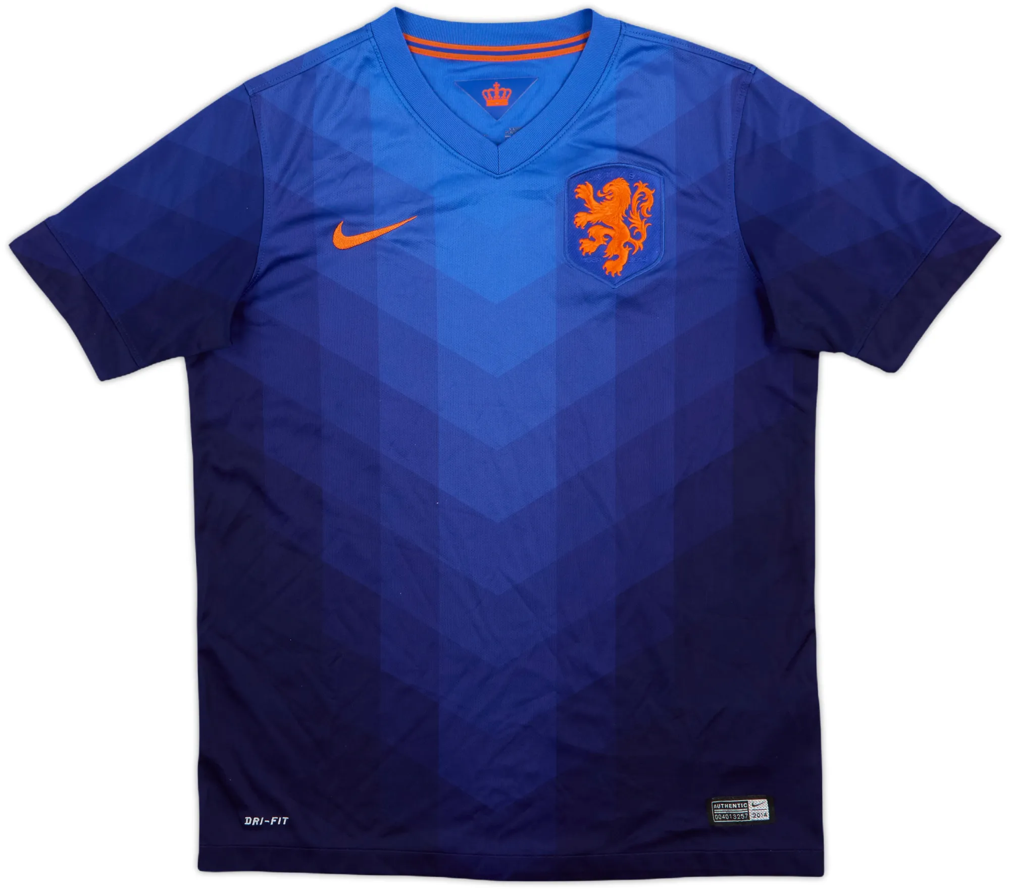 Nike Netherlands Boys SS Away Shirt 2014