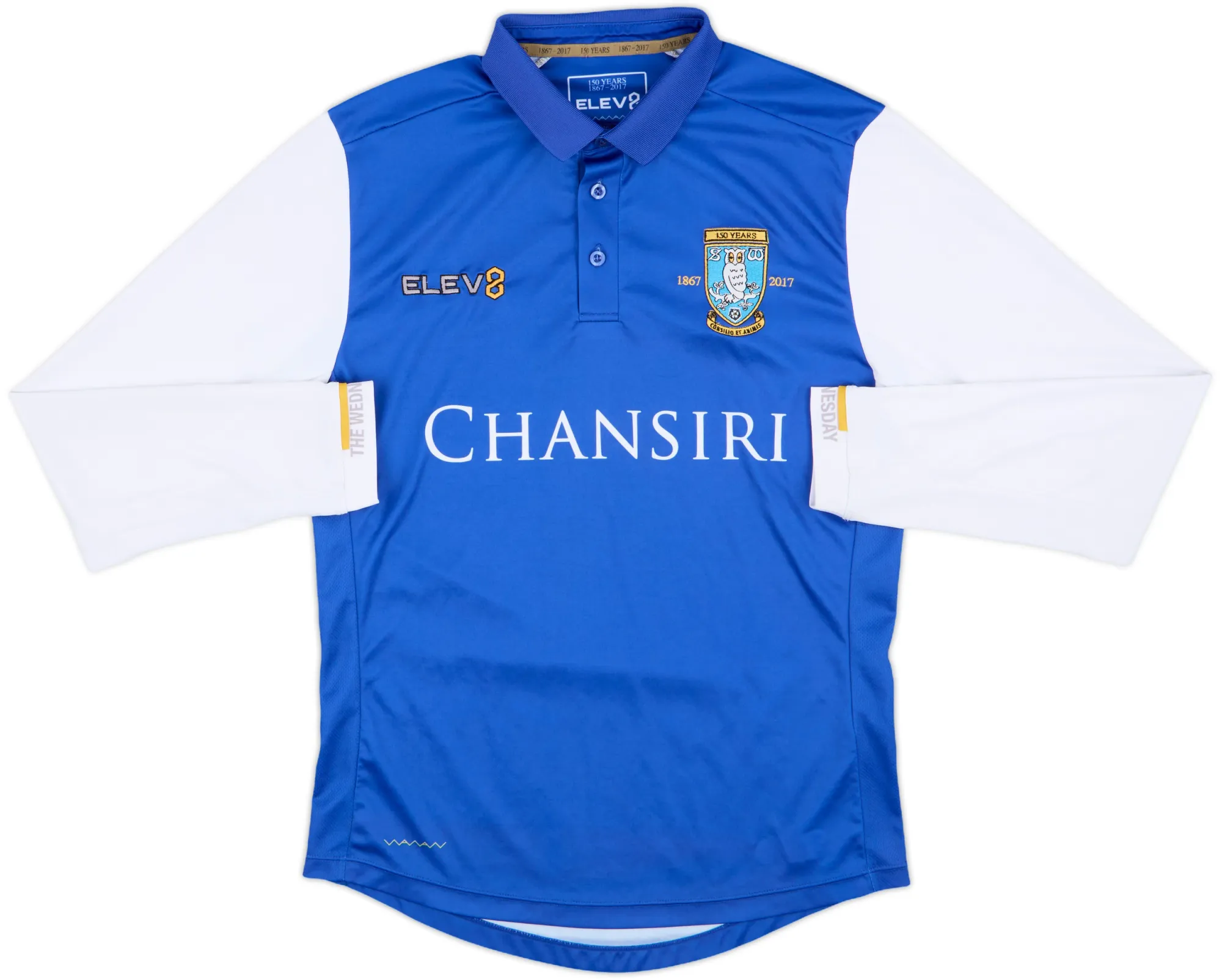 Home Sheffield Wednesday Mens LS Home Shirt 2017/18