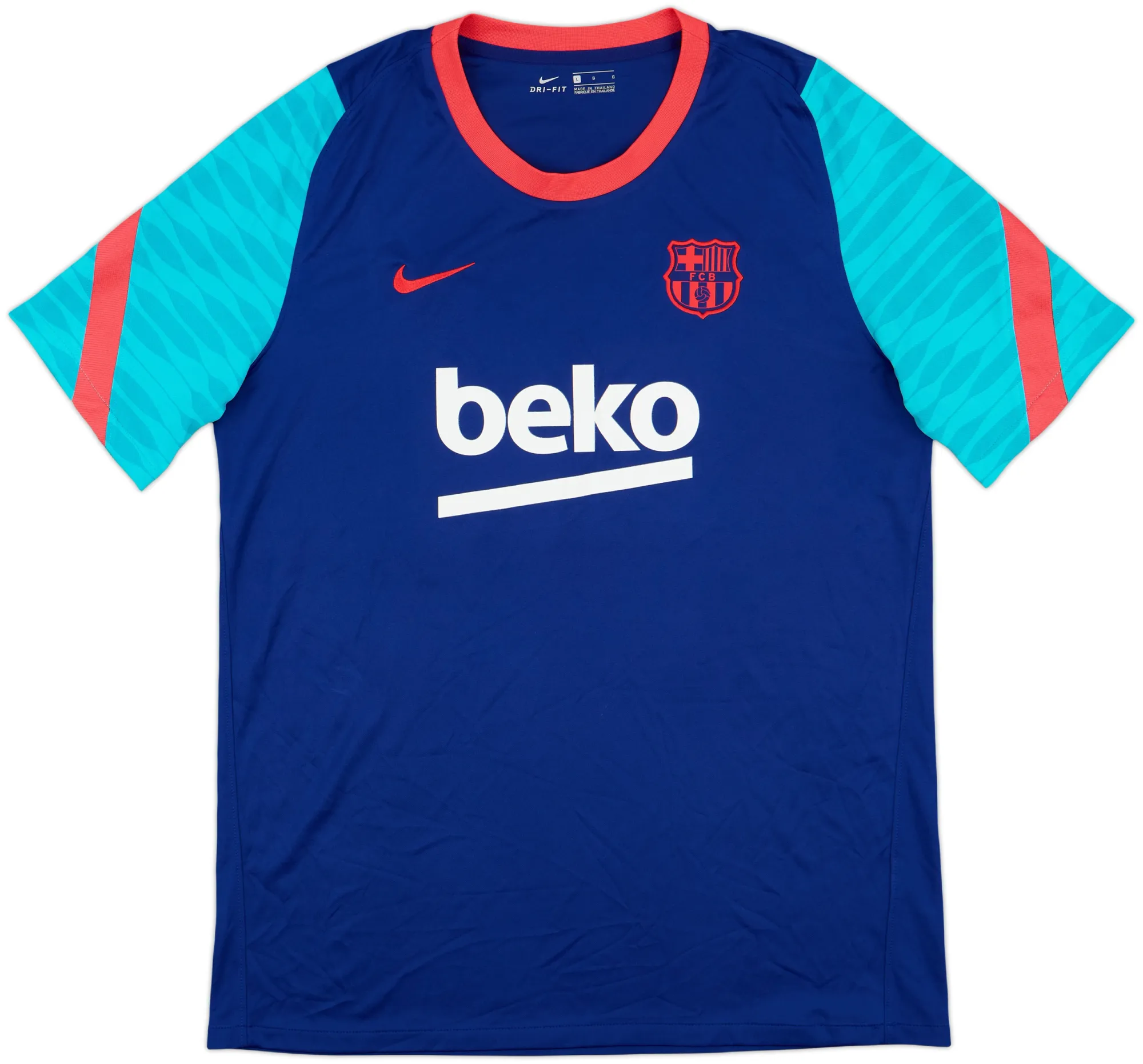 Nike Barcelona Mens SS Home Shirt 2021/22