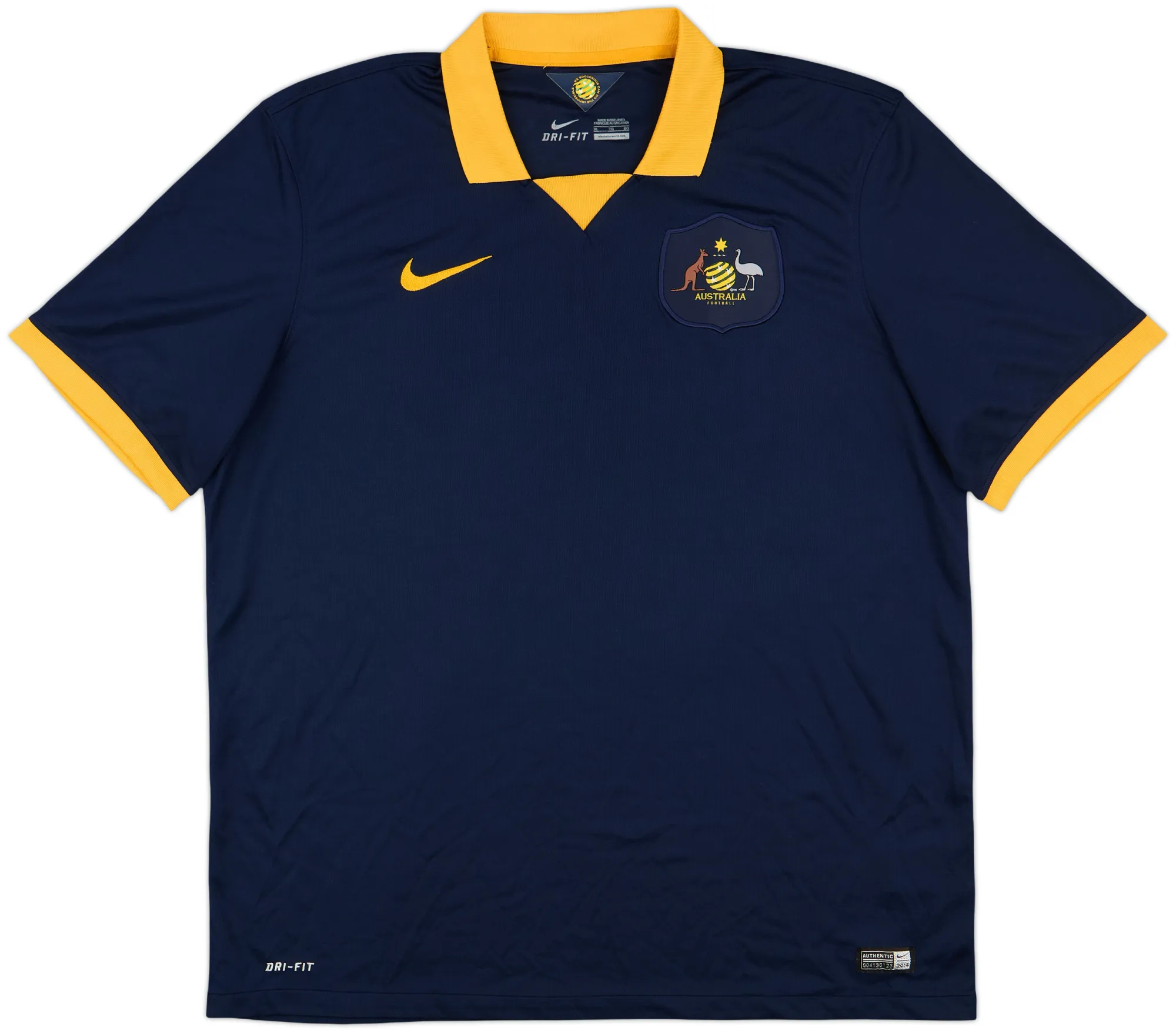 Nike Australia Mens SS Away Shirt 2014