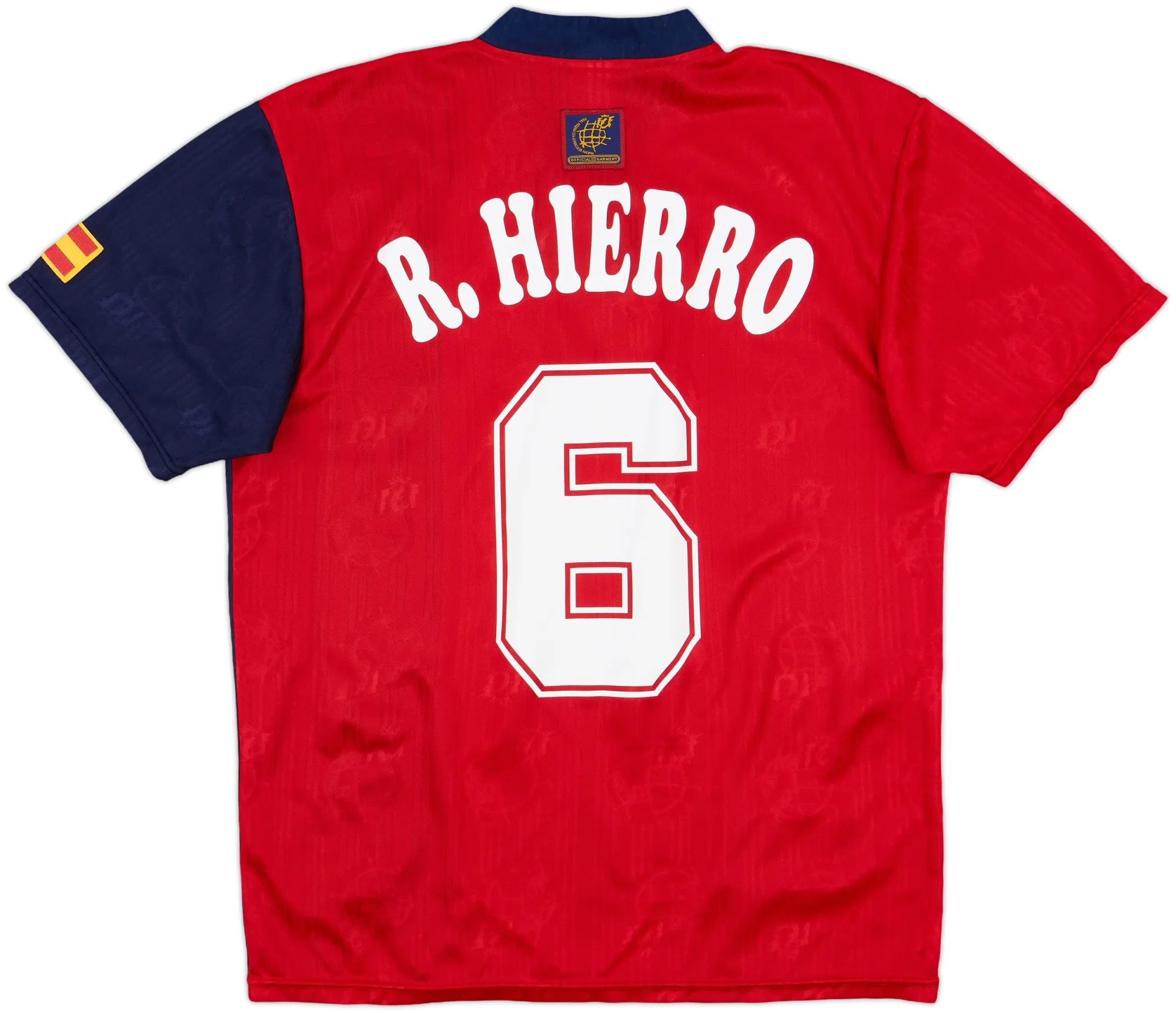 adidas Spain Mens SS Home Shirt 1996