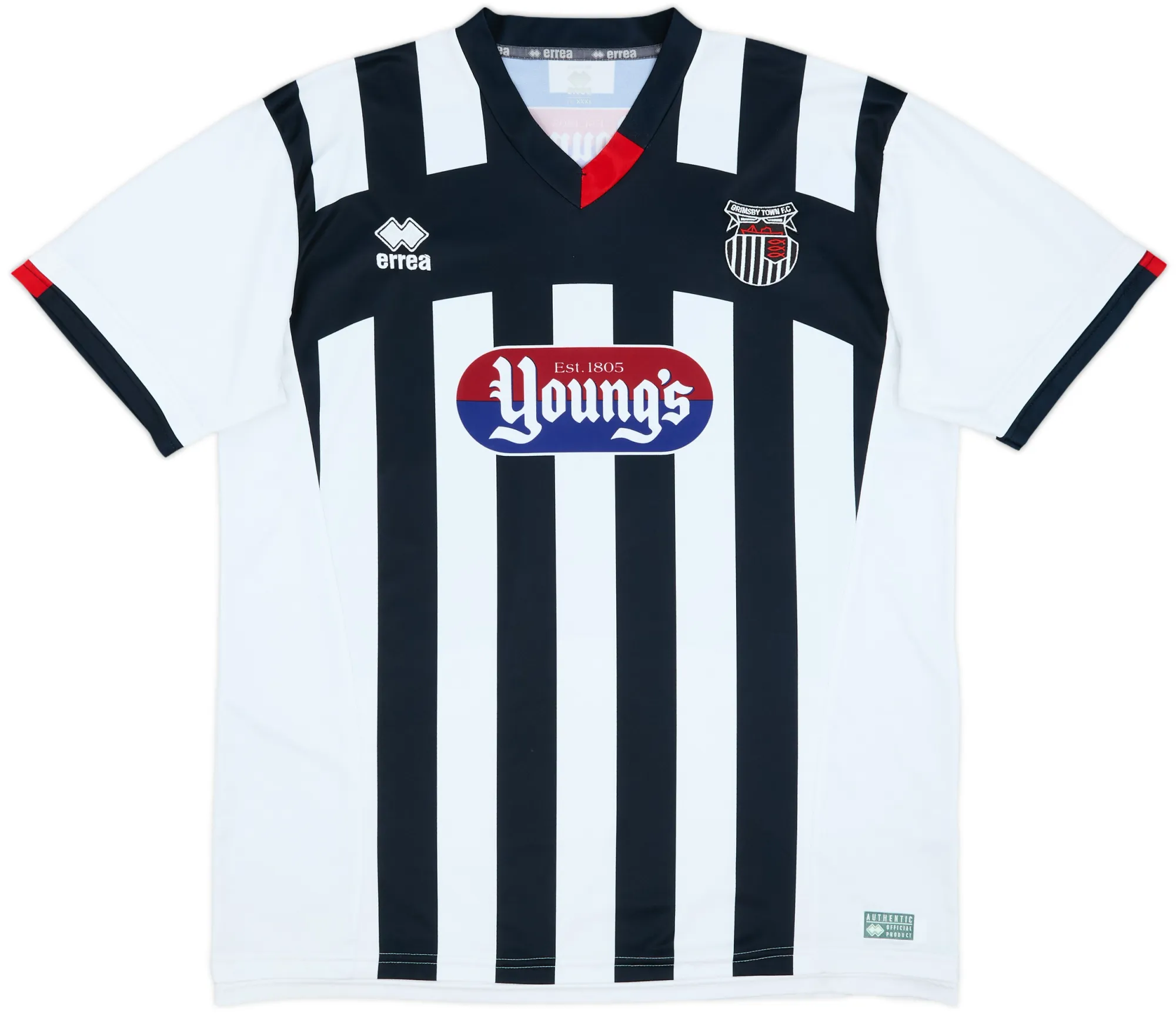 Errea Grimsby Town Mens SS Home Shirt 2015/16