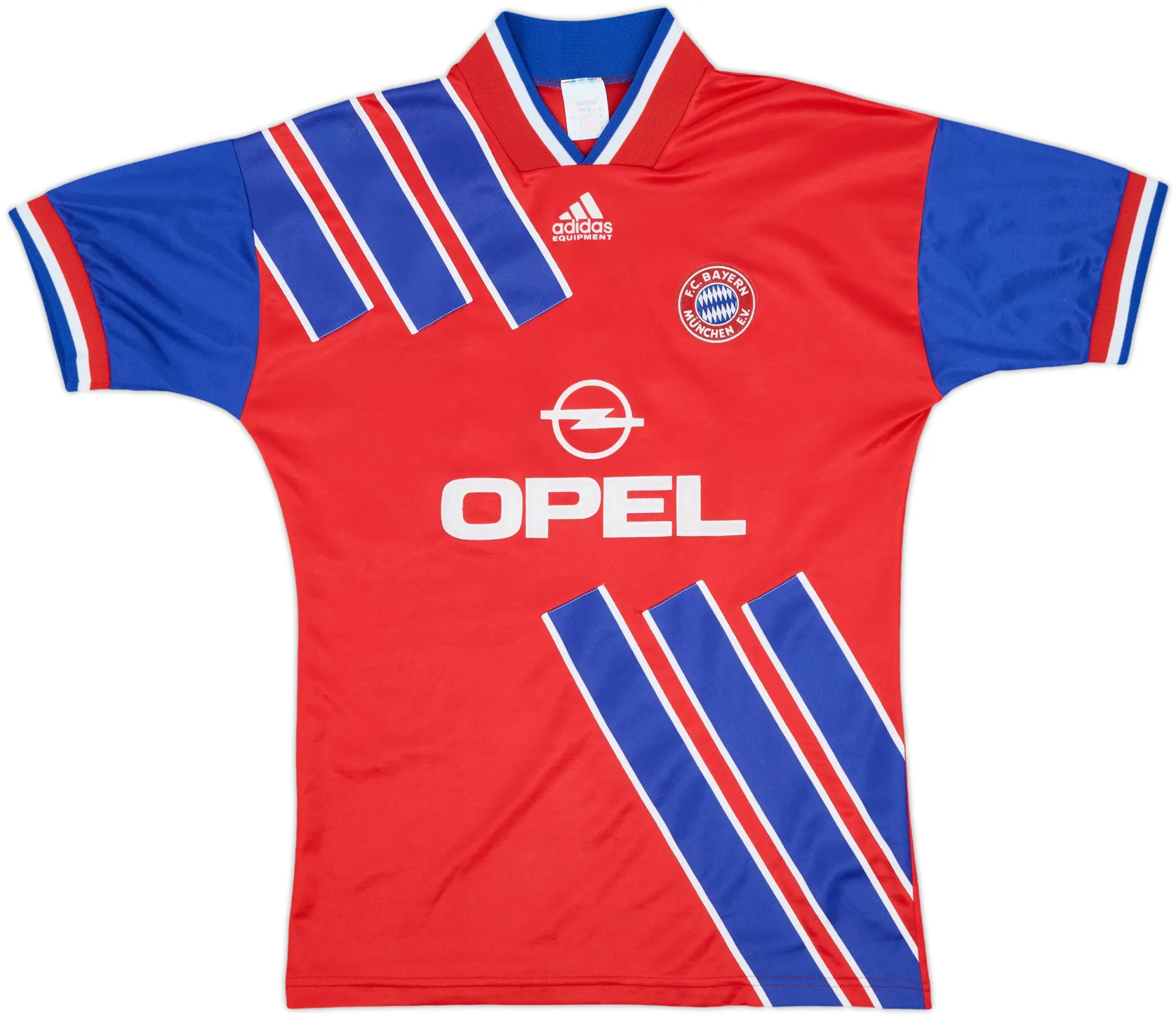 adidas Bayern Munich Mens SS Home Shirt 1993/95