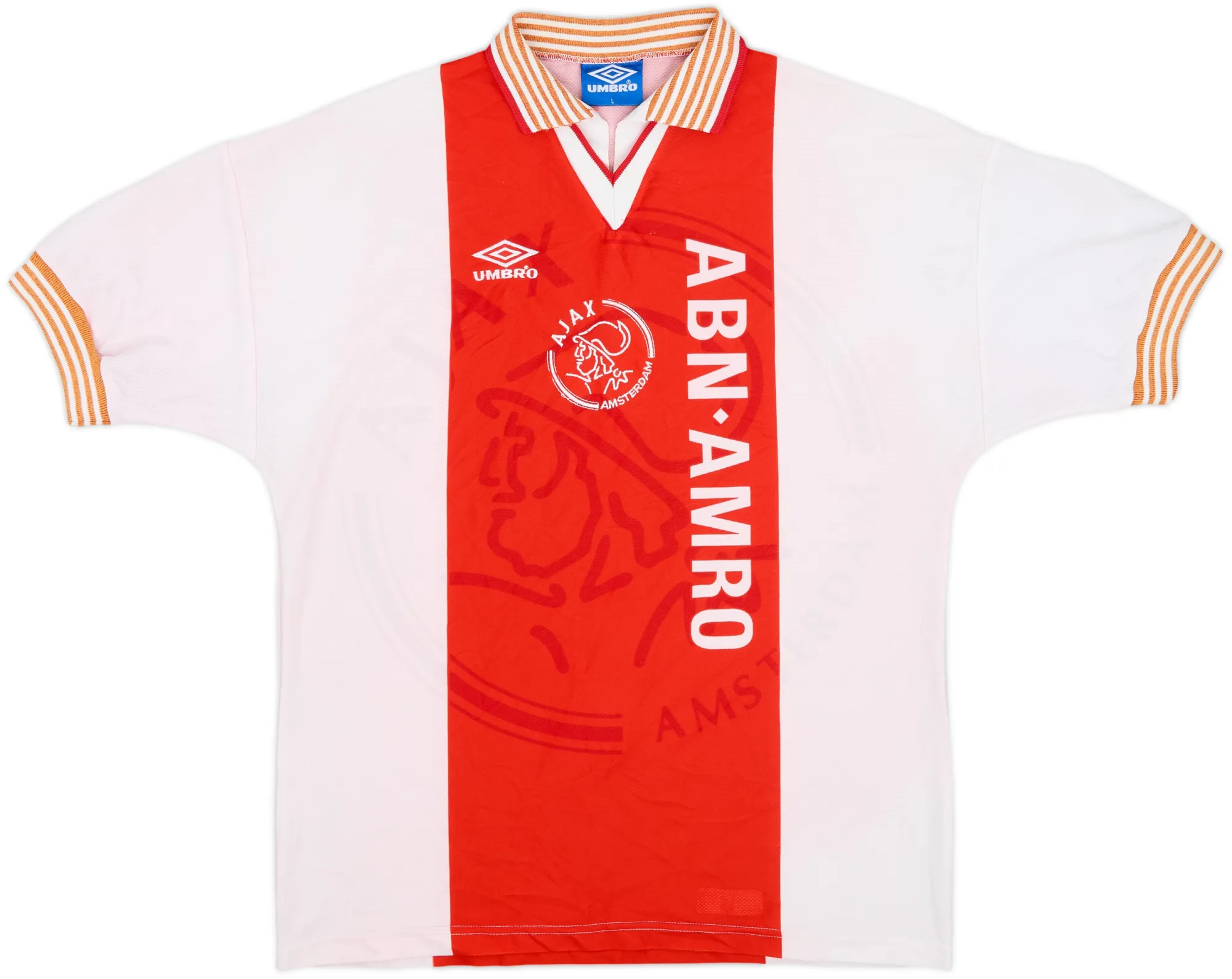 Umbro Ajax Mens SS Home Shirt 1995/96