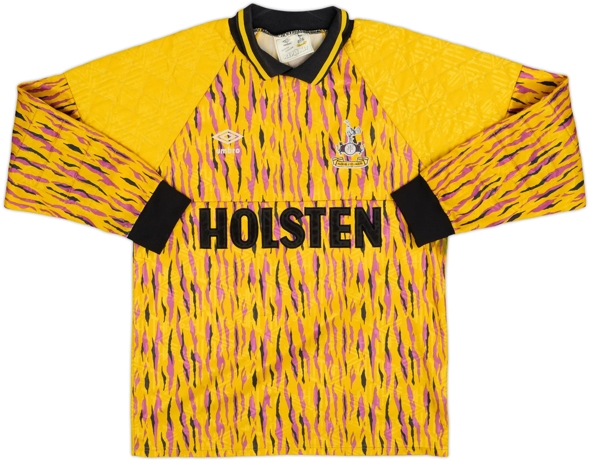 Umbro Tottenham Hotspur Mens LS Goalkeeper Home Shirt 1991/93
