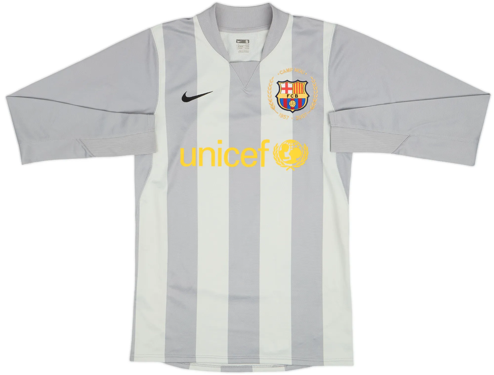Nike Barcelona Mens LS Goalkeeper Player Issue Home Shirt 2007/08